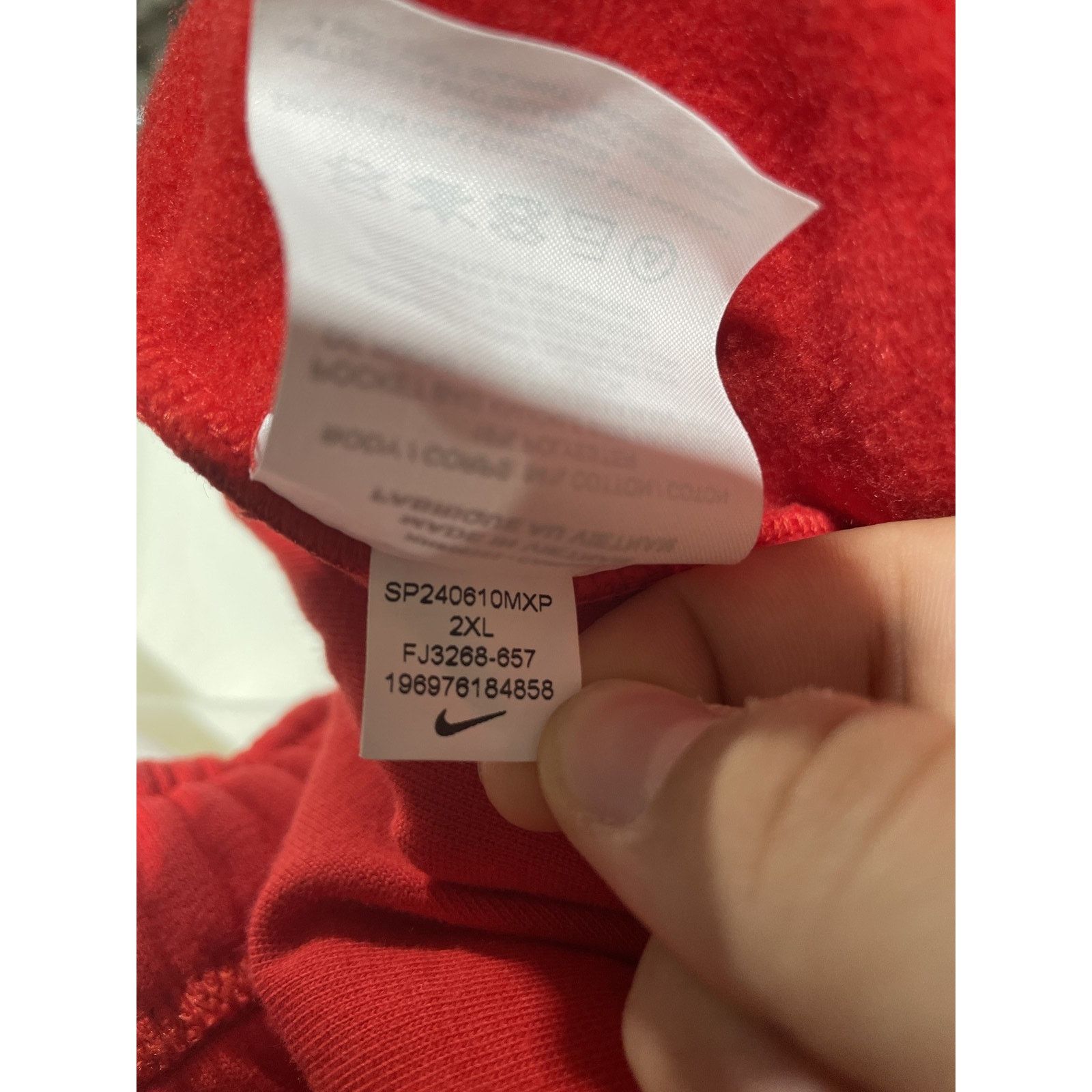 Jacquemus NIKE JACQUEMUS CUT OUT SWOOSH PANT RED SIZE XXL NEW Size US 38 / EU 54 - 4 Thumbnail