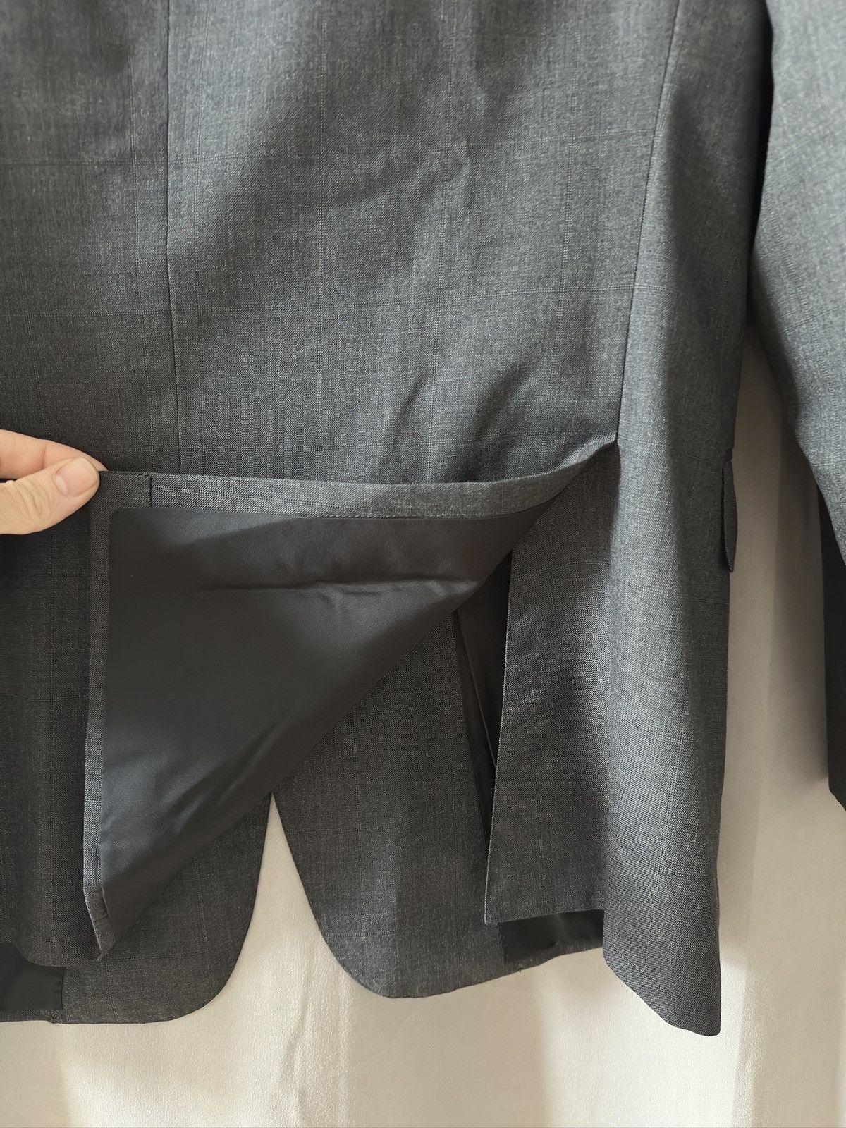 Ralph Lauren Purple Label Ralph Lauren Purple Label Grey Blazer 100% Wool Size US L / EU 52-54 / 3 - 6 Thumbnail