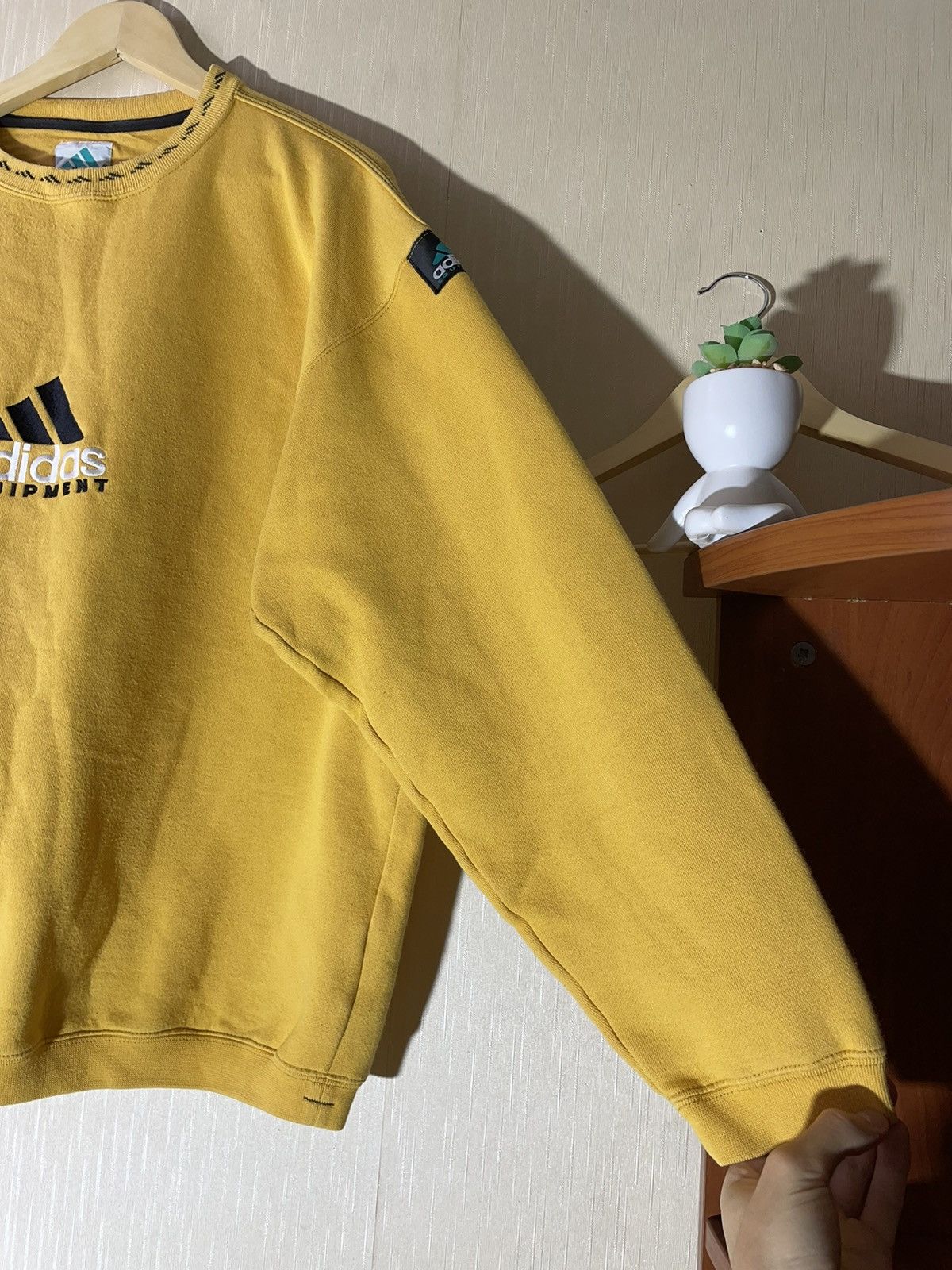 Adidas × Vintage Adidas Equipment vintage streetwear sweatshirt 90s Size US XL / EU 56 / 4 - 8 Thumbnail
