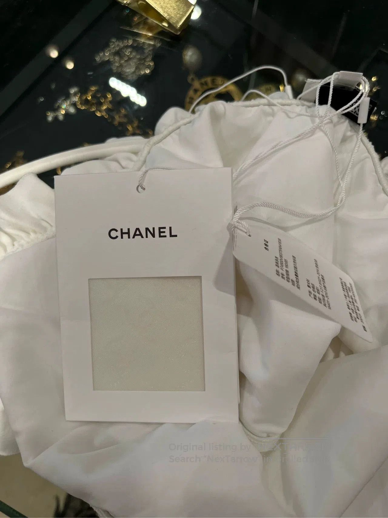 Chanel Chanel 23S White Ruffle Swimsuit. Size US 38 / EU 54 - 4 Thumbnail