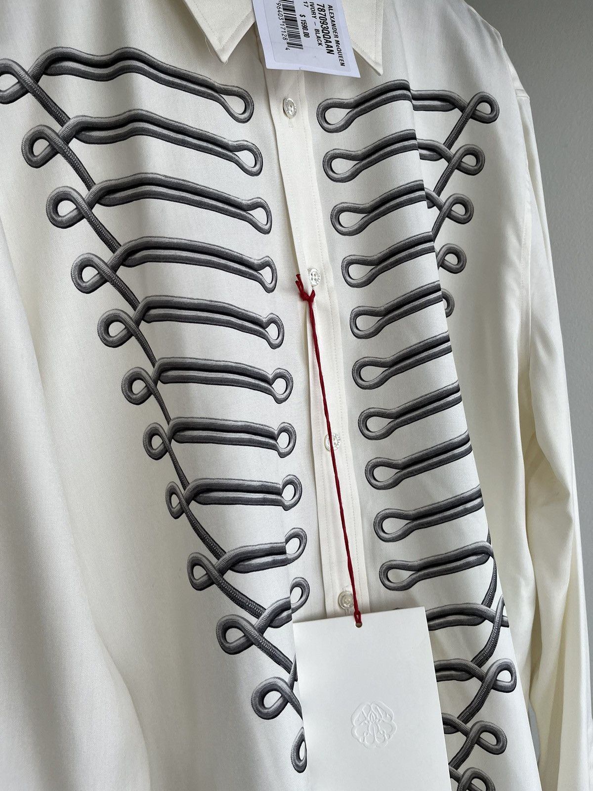 Alexander McQueen × MCQ × McQ Alexander McQueen Rare $1,800 Alexander McQueen Super Runway Celebrity Shirt Size US XL / EU 56 / 4 - 11 Thumbnail