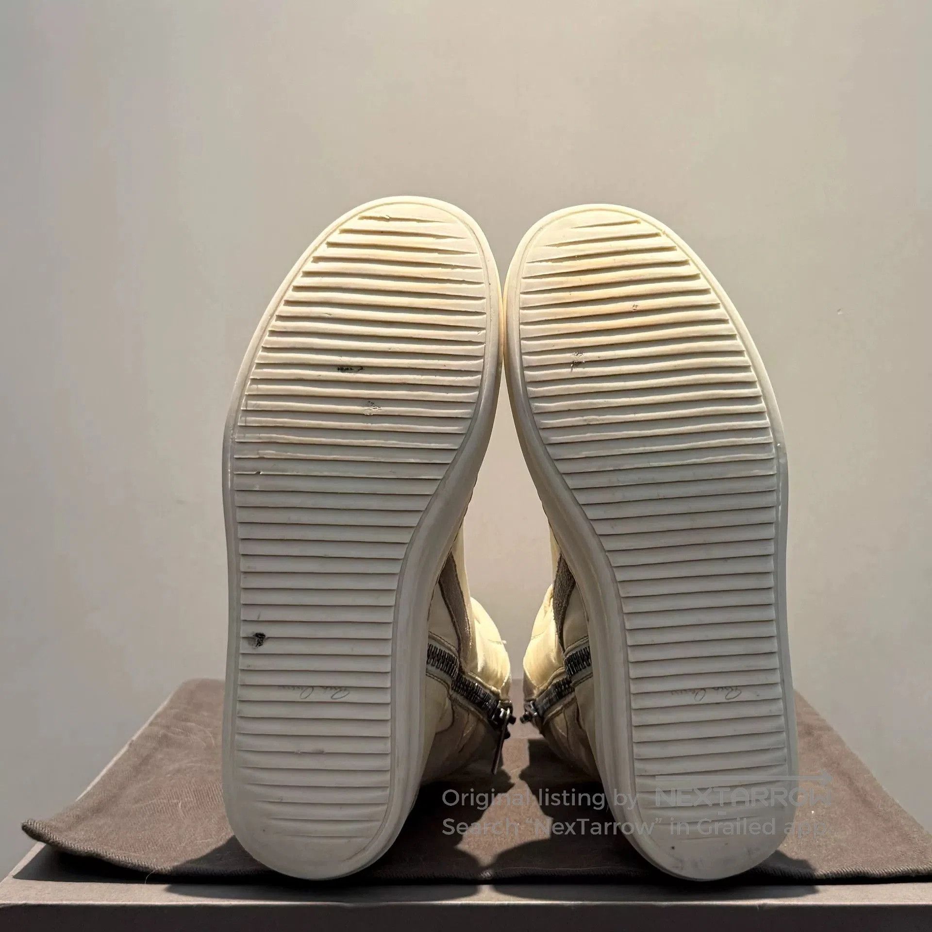 Rick Owens rick owens geobasket rare color leather sneakers. Size US 7.5 / EU 40-41 - 6 Thumbnail