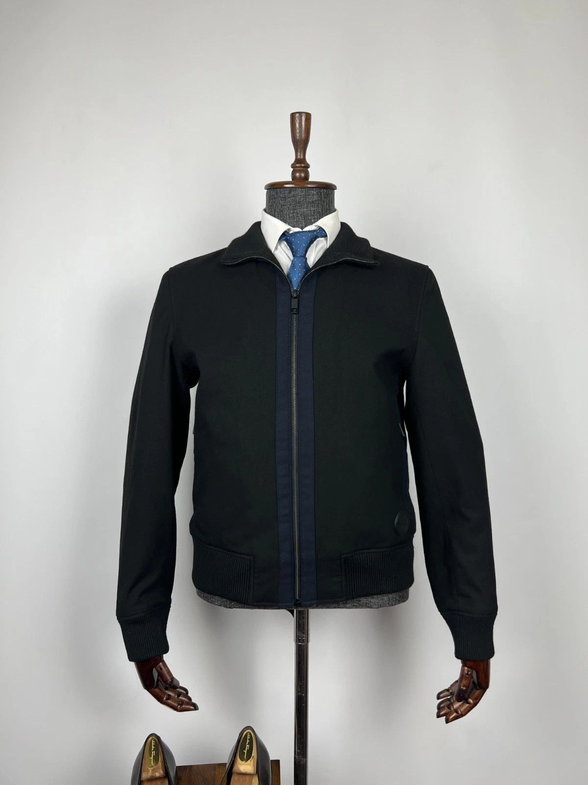 Ted Baker Ted Baker London Full Zip Black Casual Bomber Jacket Size 3 Size US M / EU 48-50 / 2 - 2 Thumbnail