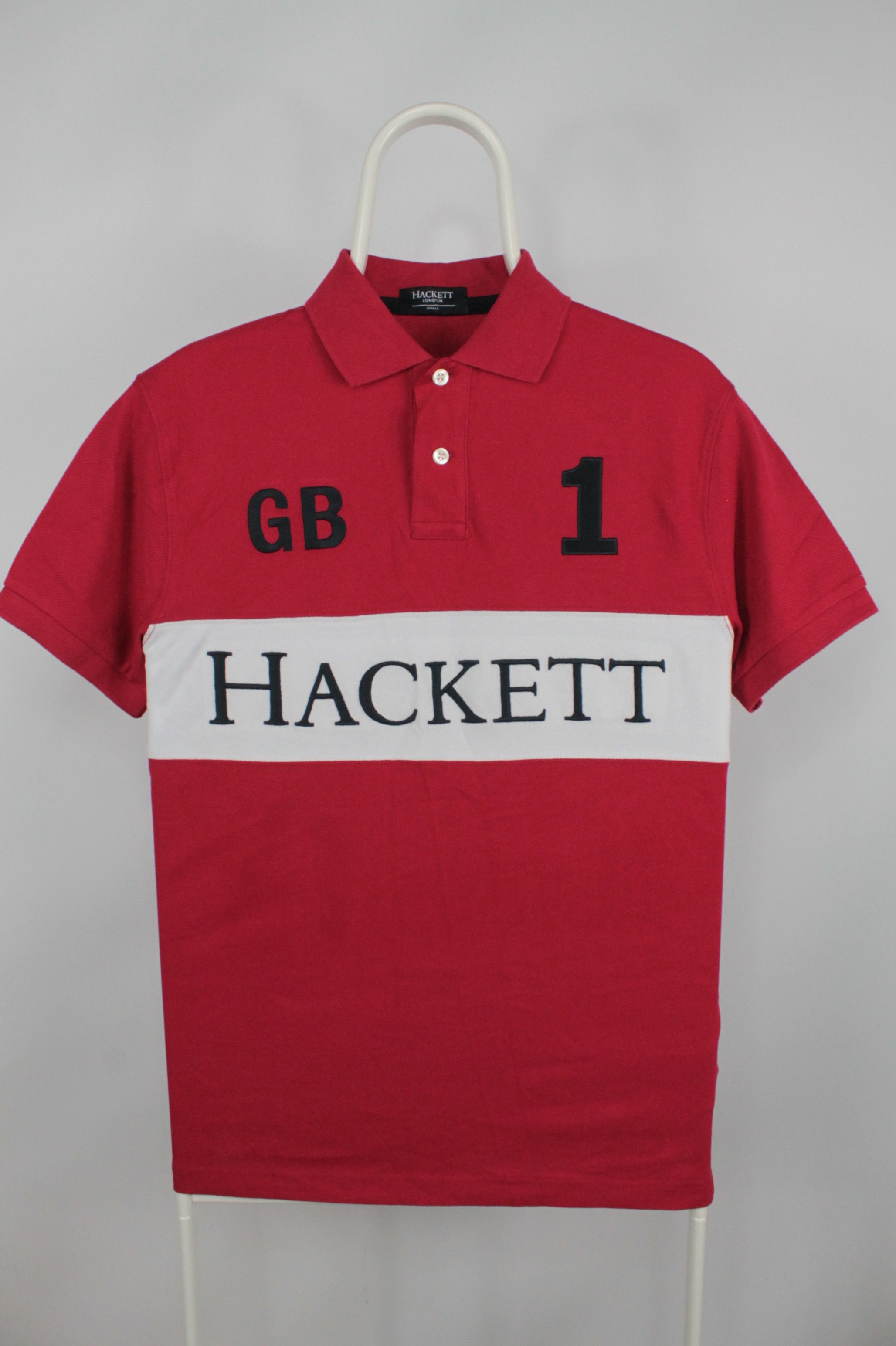 Hackett Hackett Red Cotton Regular Fit Polo Shirt Men's Size US S / EU 44-46 / 1 - 1 Thumbnail