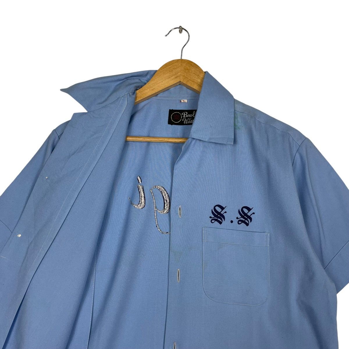 Japanese Brand × Vintage 💥80s SUGI BOWLING SHIRT BUTTON WEAR Size US M / EU 48-50 / 2 - 5 Thumbnail