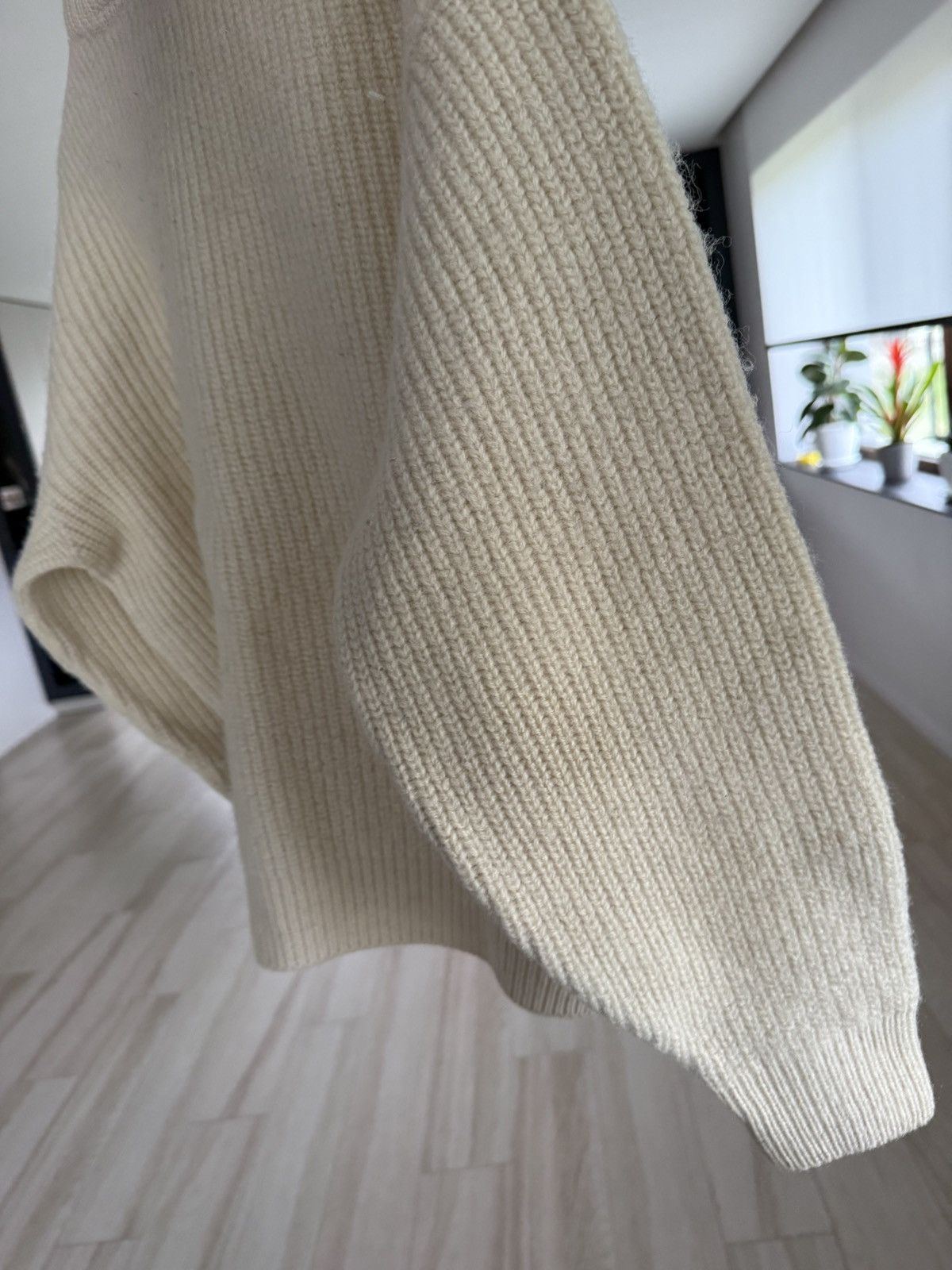 Barbour Vintage 80s Barbour Wool Knit Fisherman Croped Sweater Size US M / EU 48-50 / 2 - 9 Thumbnail