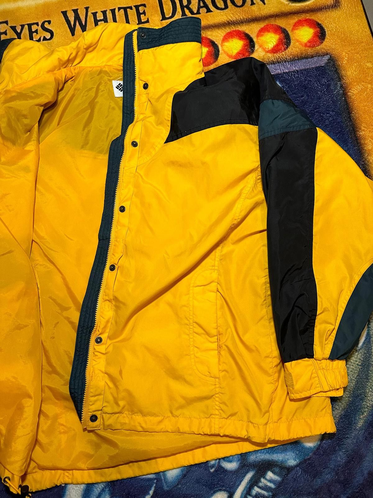 Columbia Columbia Men's Yellow and Black Windbreaker Jacket Size ONE SIZE - 5 Thumbnail