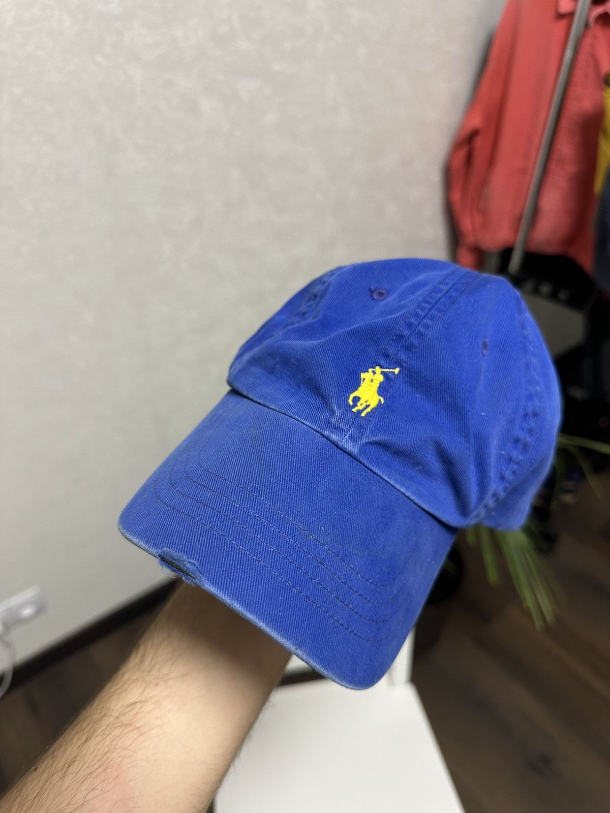 Polo Ralph Lauren Vintage Polo Ralph Lauren Distressed Blue Cap Size ONE SIZE - 7 Thumbnail