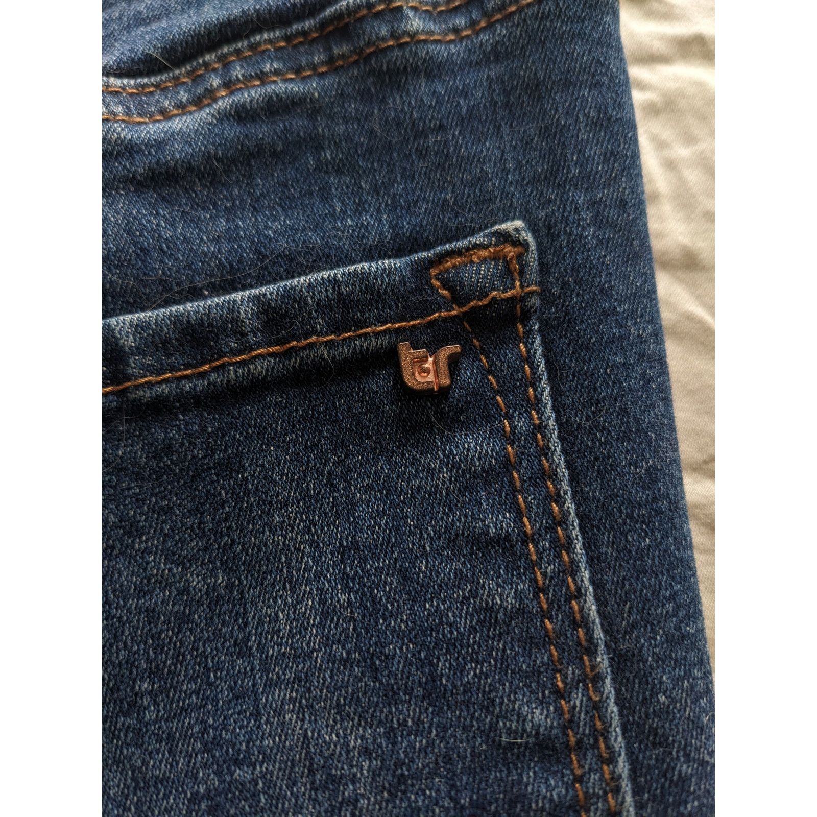 Other Tricot Long Denim Blue Fringe Hem Button Up Skirt Small Size 27" / US 4 / IT 40 - 2 Thumbnail