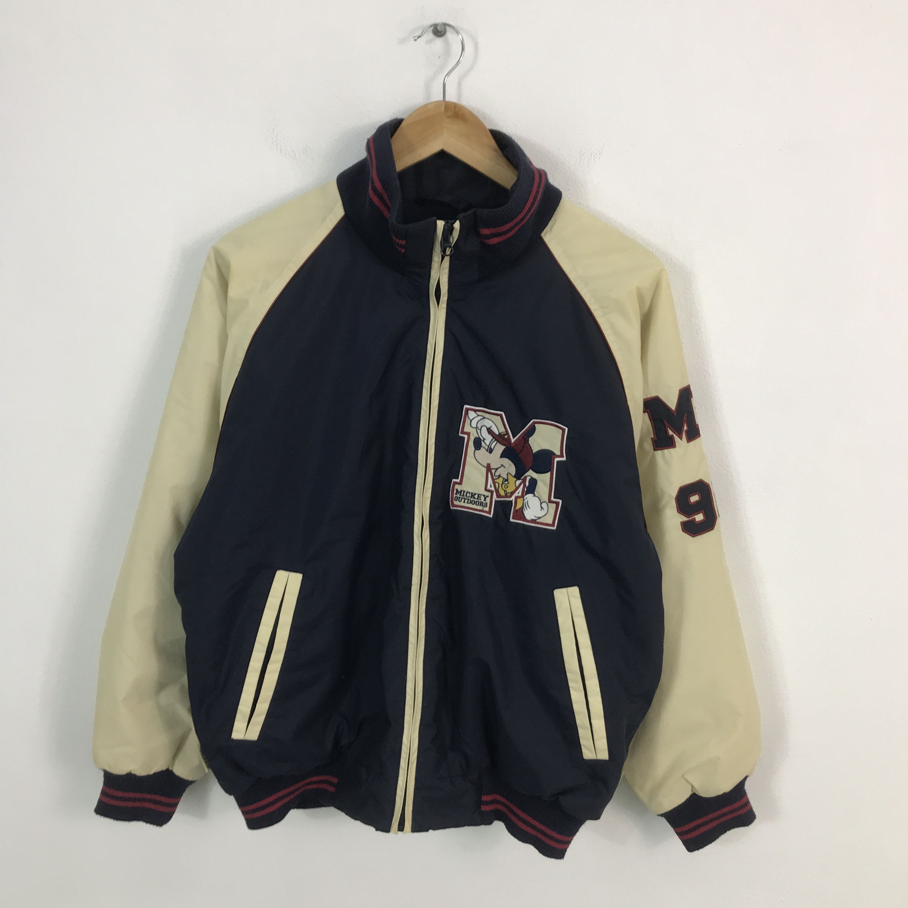 Japanese Brand × Mickey Mouse Mickey Mouse x Logos outdoors Varsity jacket style Size US L / EU 52-54 / 3 - 2 Thumbnail