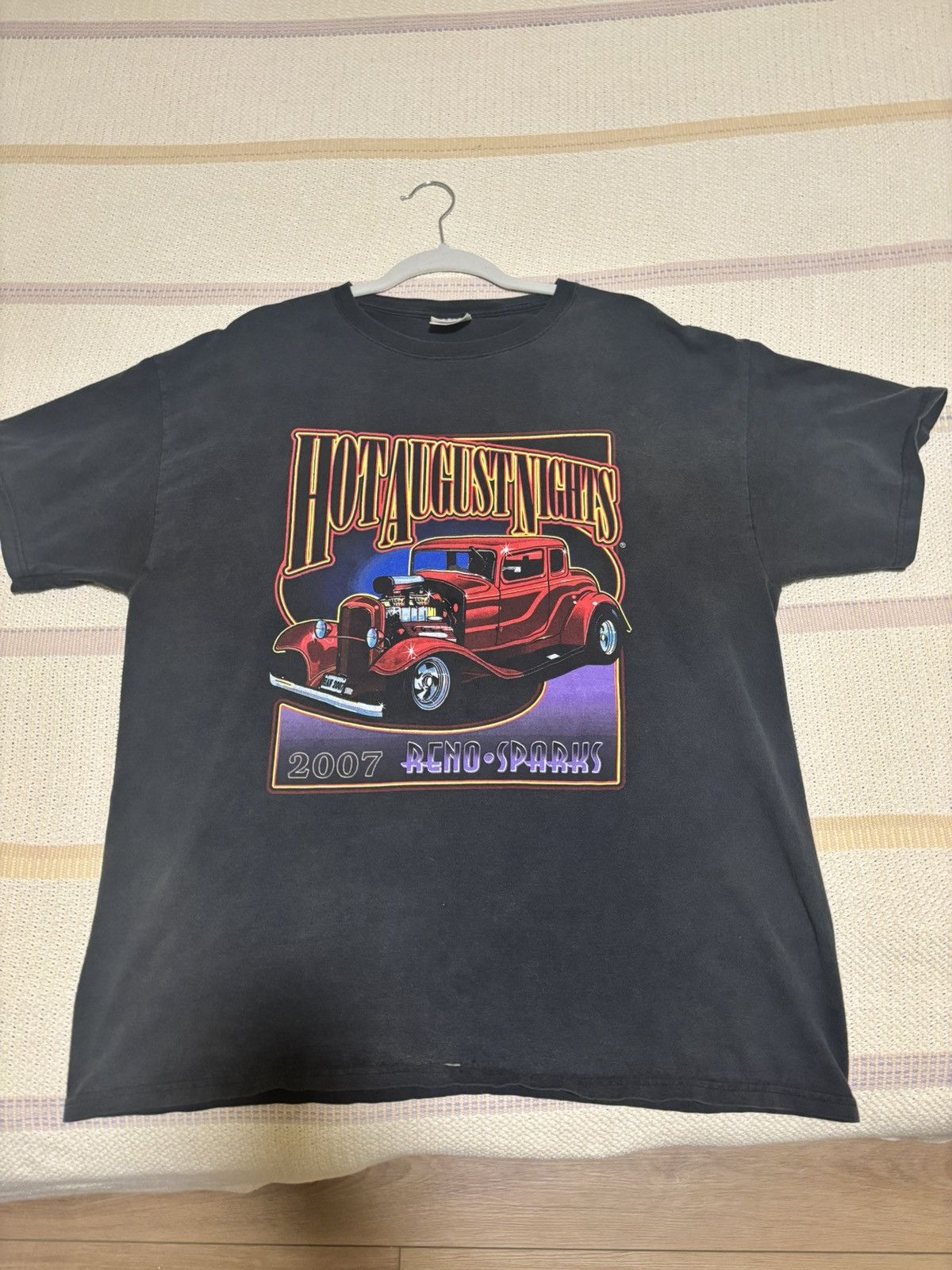 Vintage Reno Sparks “Hot August Nights” Car show 2007 tee shirt Size US XL / EU 56 / 4 - 1 Thumbnail
