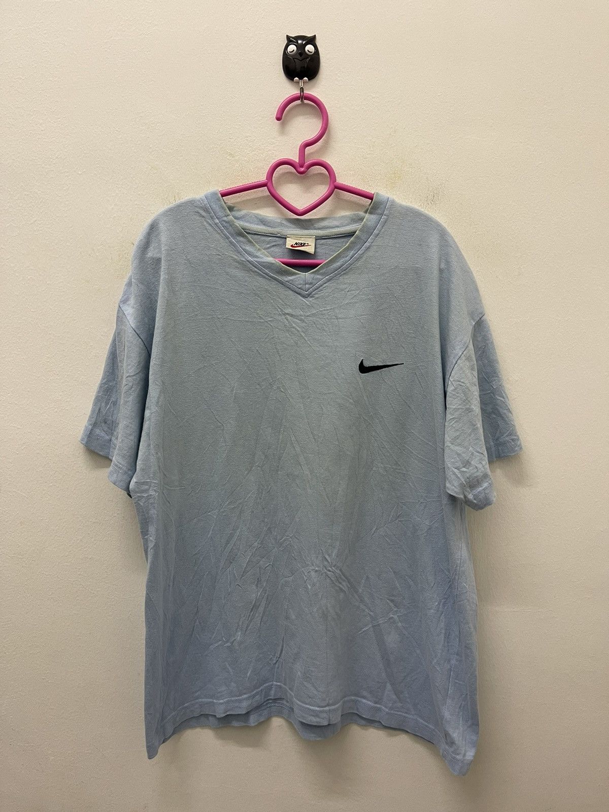 Nike Rare 90s Vintage NIKE Swoosh Sewn Logo Size US L / EU 52-54 / 3 - 1 Thumbnail