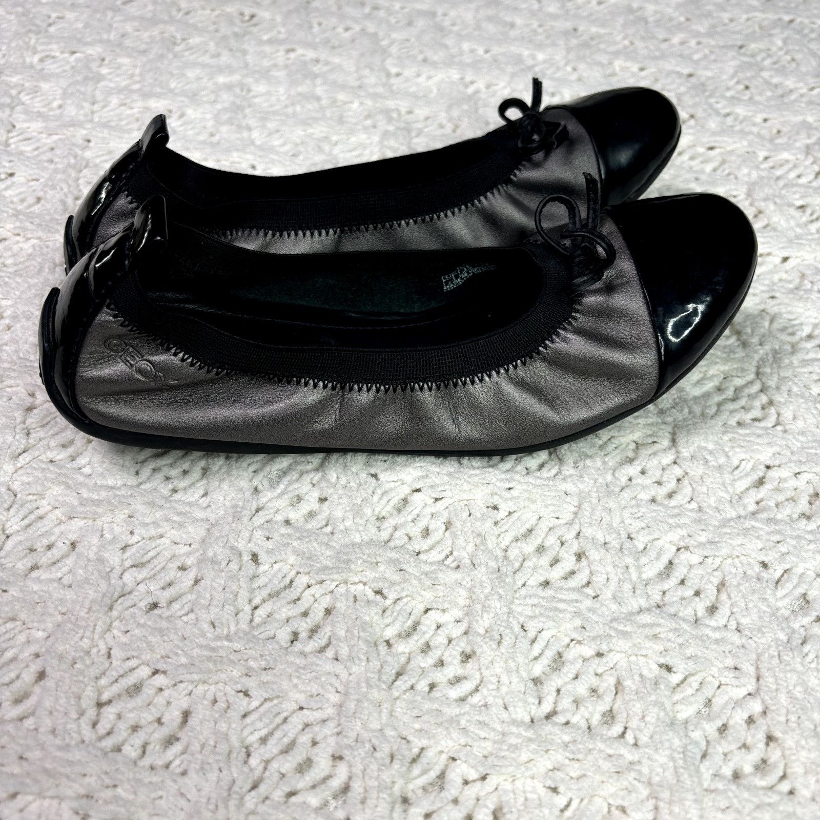 Geox GEOX Ballet Flats NWOT Italian Patent Leather Shoes Women’s Size US 6 / IT 36 - 7 Thumbnail