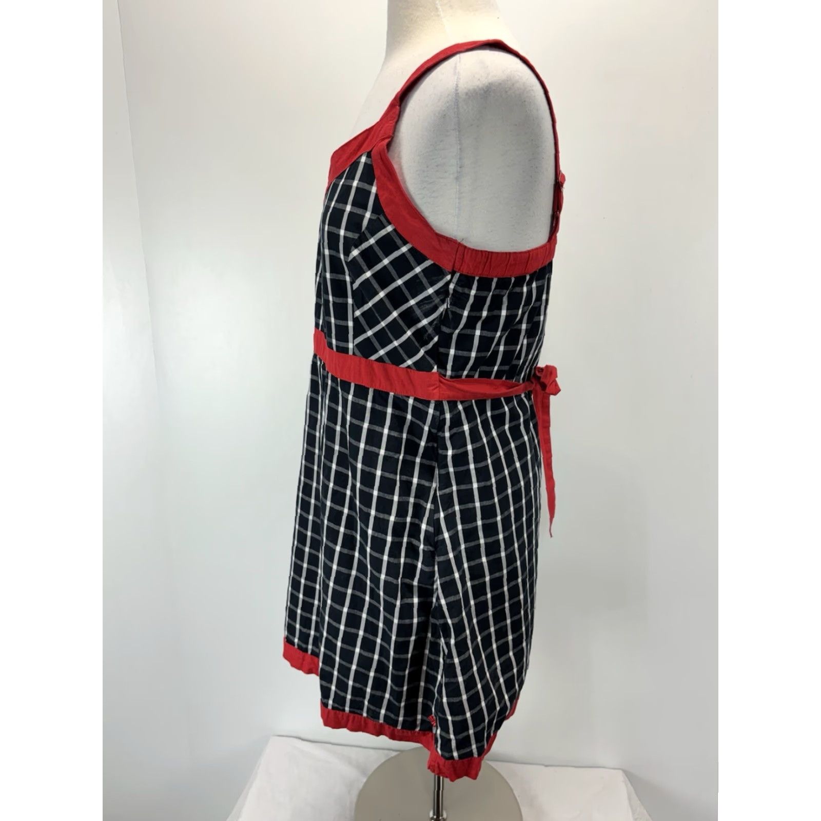 Vintage VINTAGE Columbia University Georgia Dress Women's Large Sleeveless Casual A-Line Cotton Black White UGA University Size L / US 10 / IT 46 - 2 Thumbnail