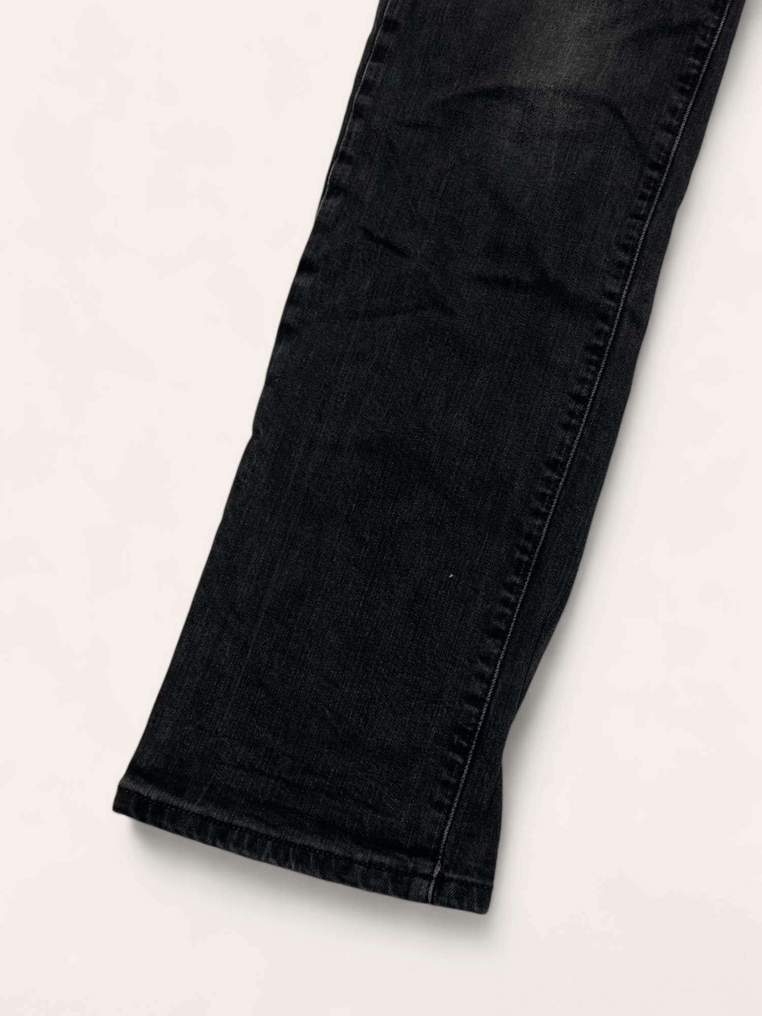 Jean 00s Vintage TOMMY HILFIGER DENIM Black Washed Faded Jeans Size US 35 - 3 Thumbnail