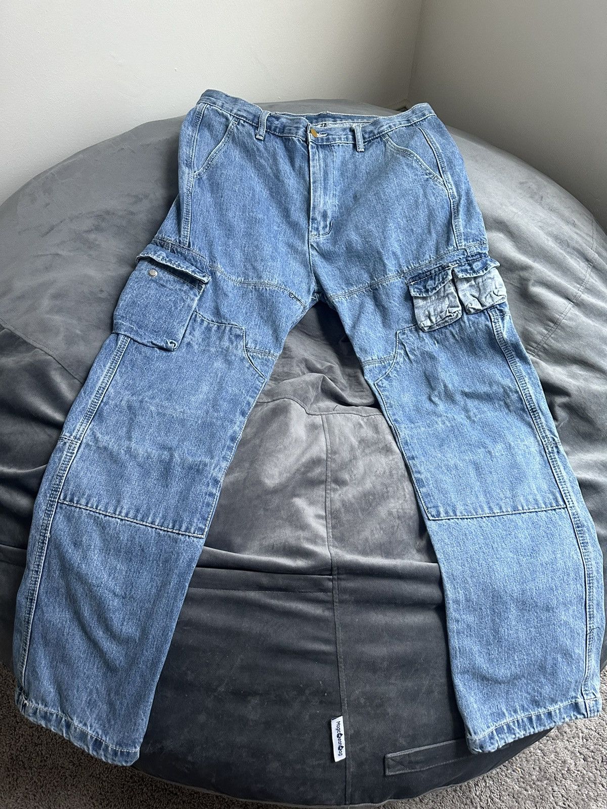 MNML MNML Baggy Cargo Jeans, Size 36 Size US 36 / EU 52 - 1 Thumbnail