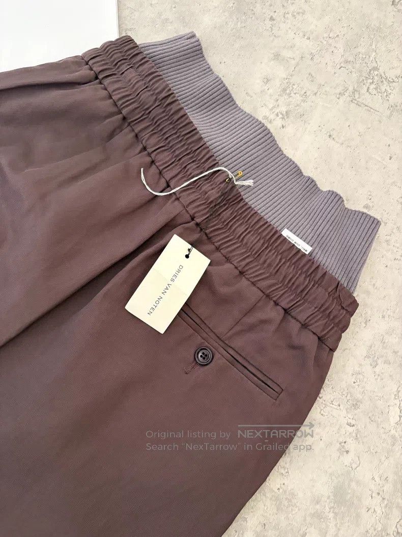 Dries Van Noten Dries Van Noten Brown Double-waist Casual Pants Size US 30 / EU 46 - 6 Thumbnail