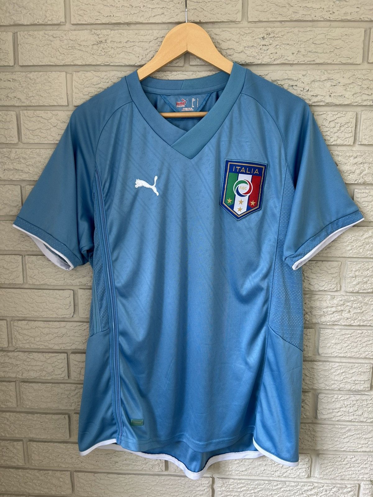Puma Puma Italy 2009 Home Jersey Size US L / EU 52-54 / 3 - 1 Thumbnail