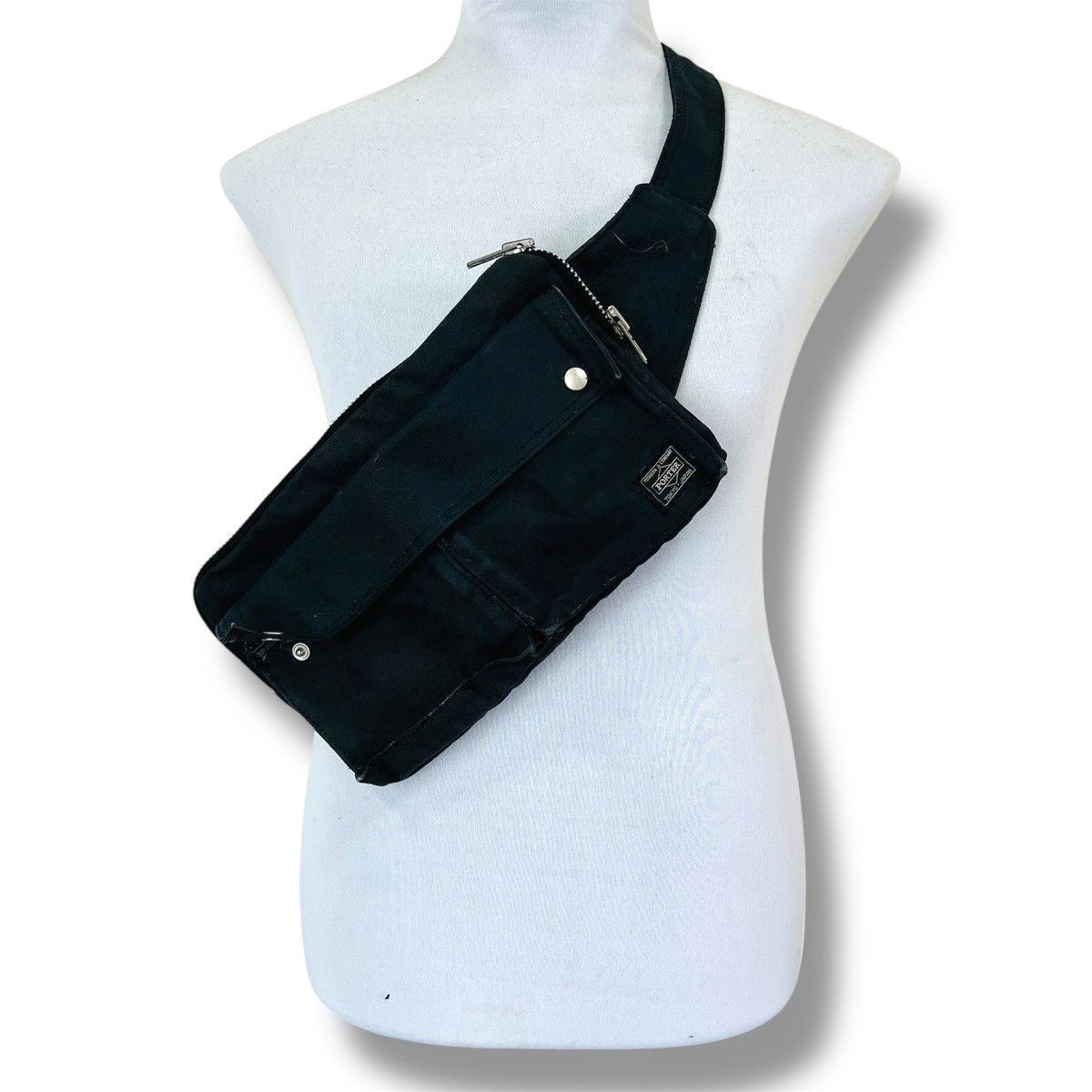 Porter × Vintage Distressed PORTER Cross Body Canvas Bag Size ONE SIZE - 2 Thumbnail