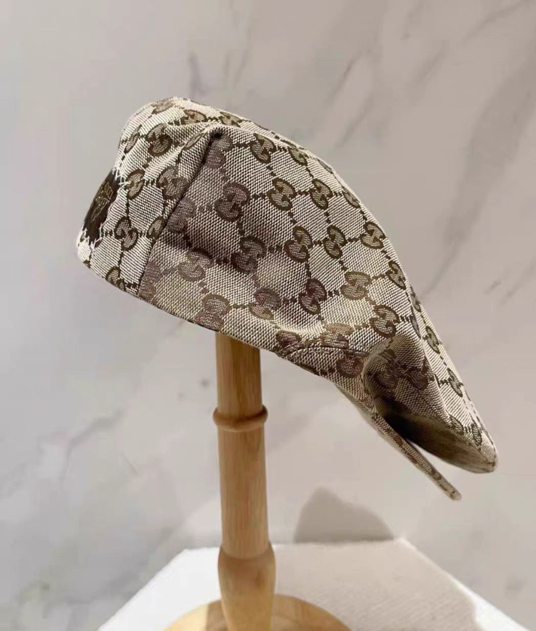 Gucci Gucci Brown All-Over Logo Canvas Twill Baseball Cap K2 Size ONE SIZE - 1 Thumbnail