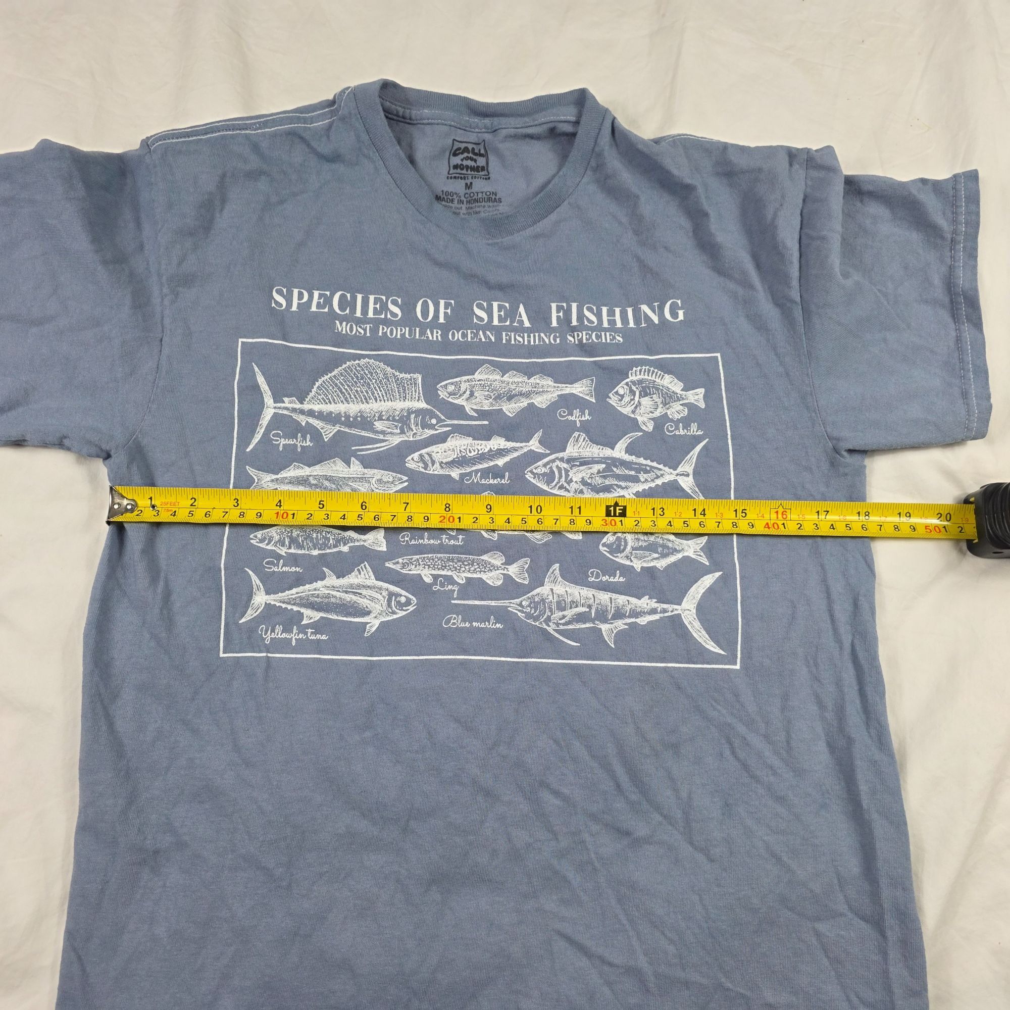 Other Call Your Mother Sea Fishing Species Mens Medium Blue Graphi Size US M / EU 48-50 / 2 - 5 Thumbnail