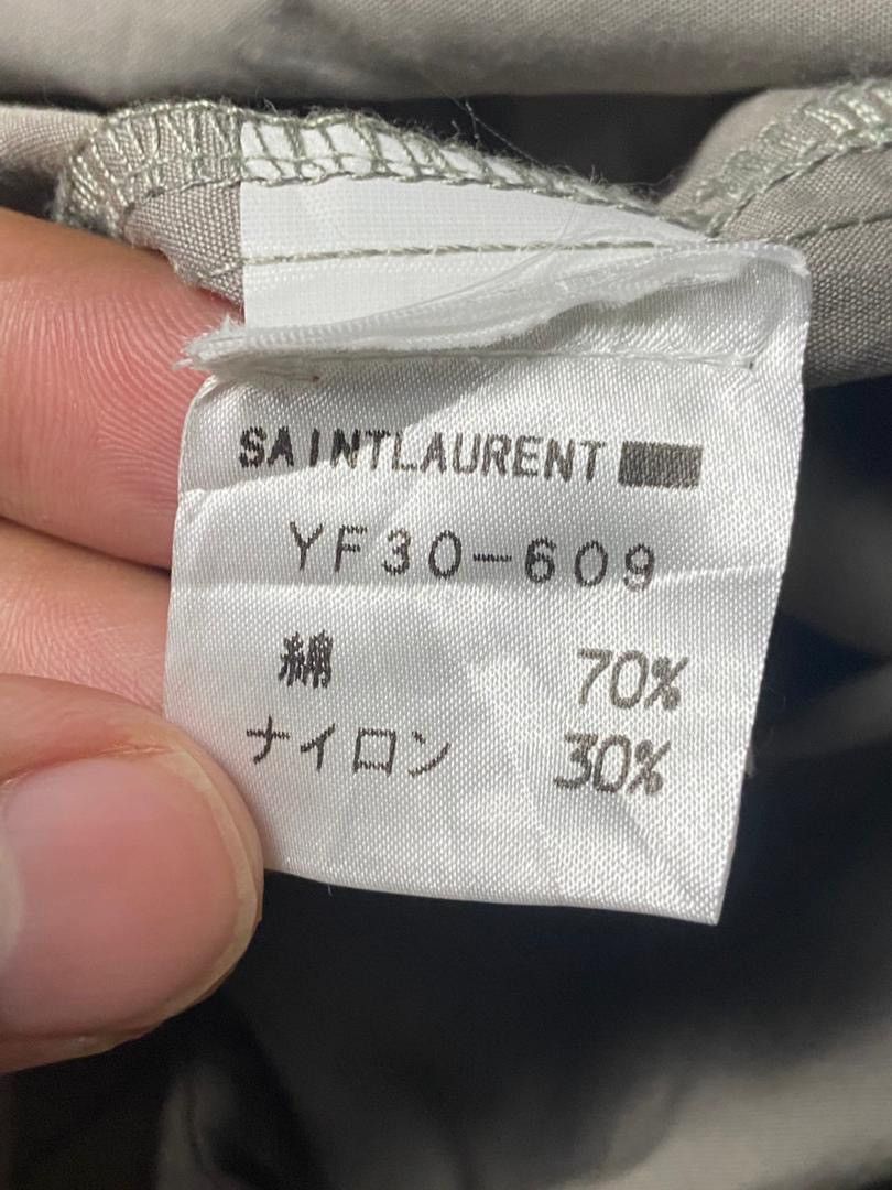 Saint Laurent Paris Saint Laurent Quarter Zip Short Sleeve Polo Shirt (171) Size US M / EU 48-50 / 2 - 7 Thumbnail