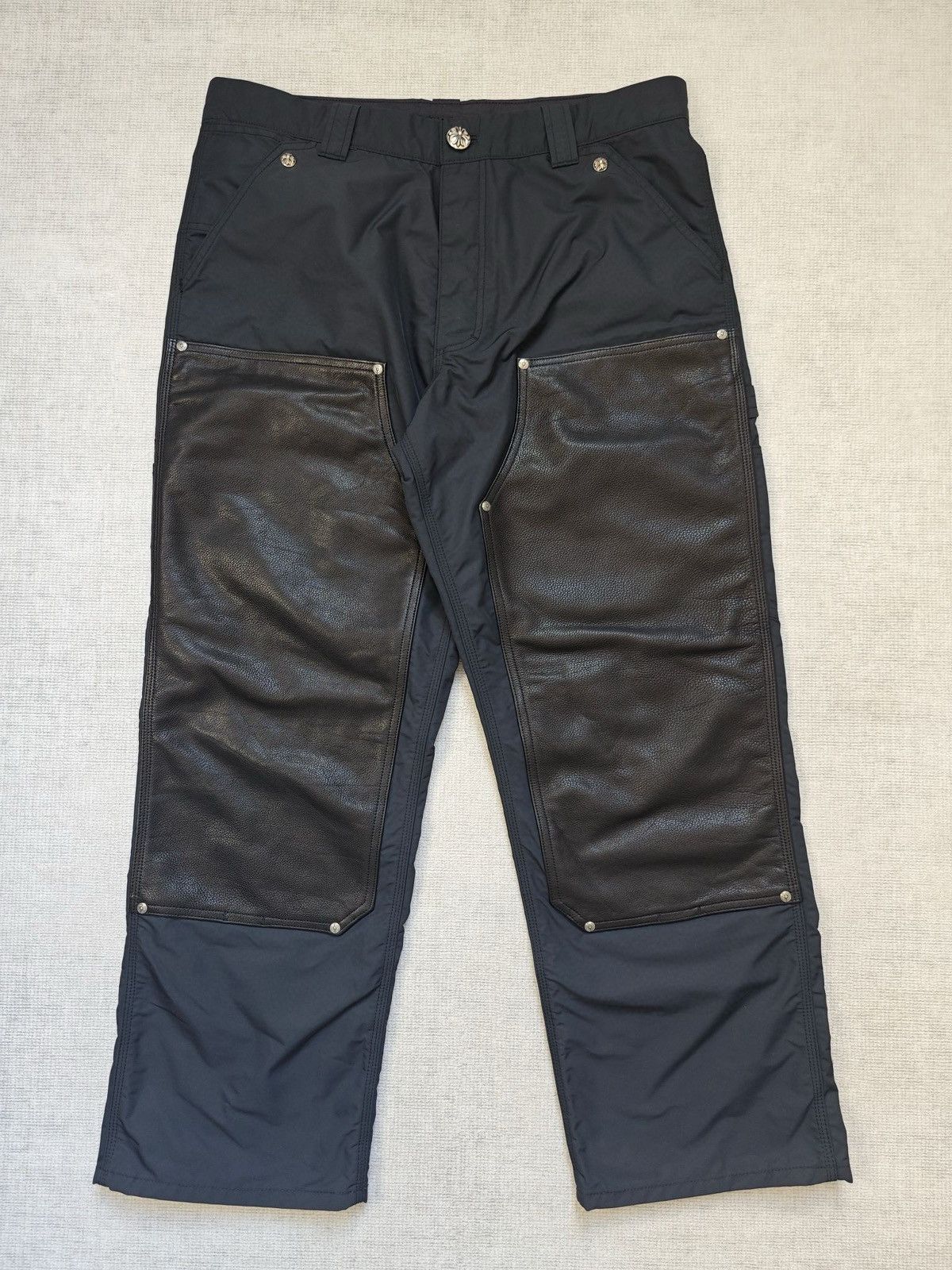 Chrome Hearts Chrome Hearts Leather Patches Nylon Pants Size US 30 / EU 46 - 1 Thumbnail