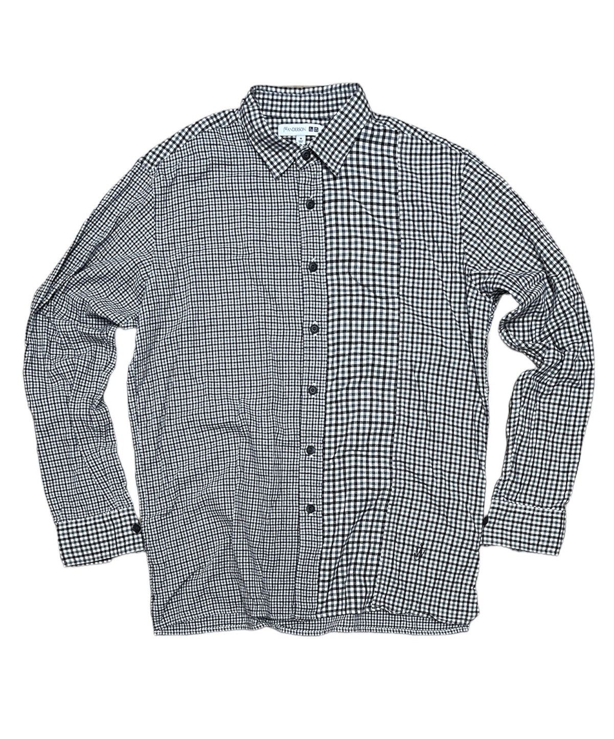 Uniqlo Vintage JW Anderson x Uniqlo Two Tone Shirt Size US M / EU 48-50 / 2 - 1 Thumbnail