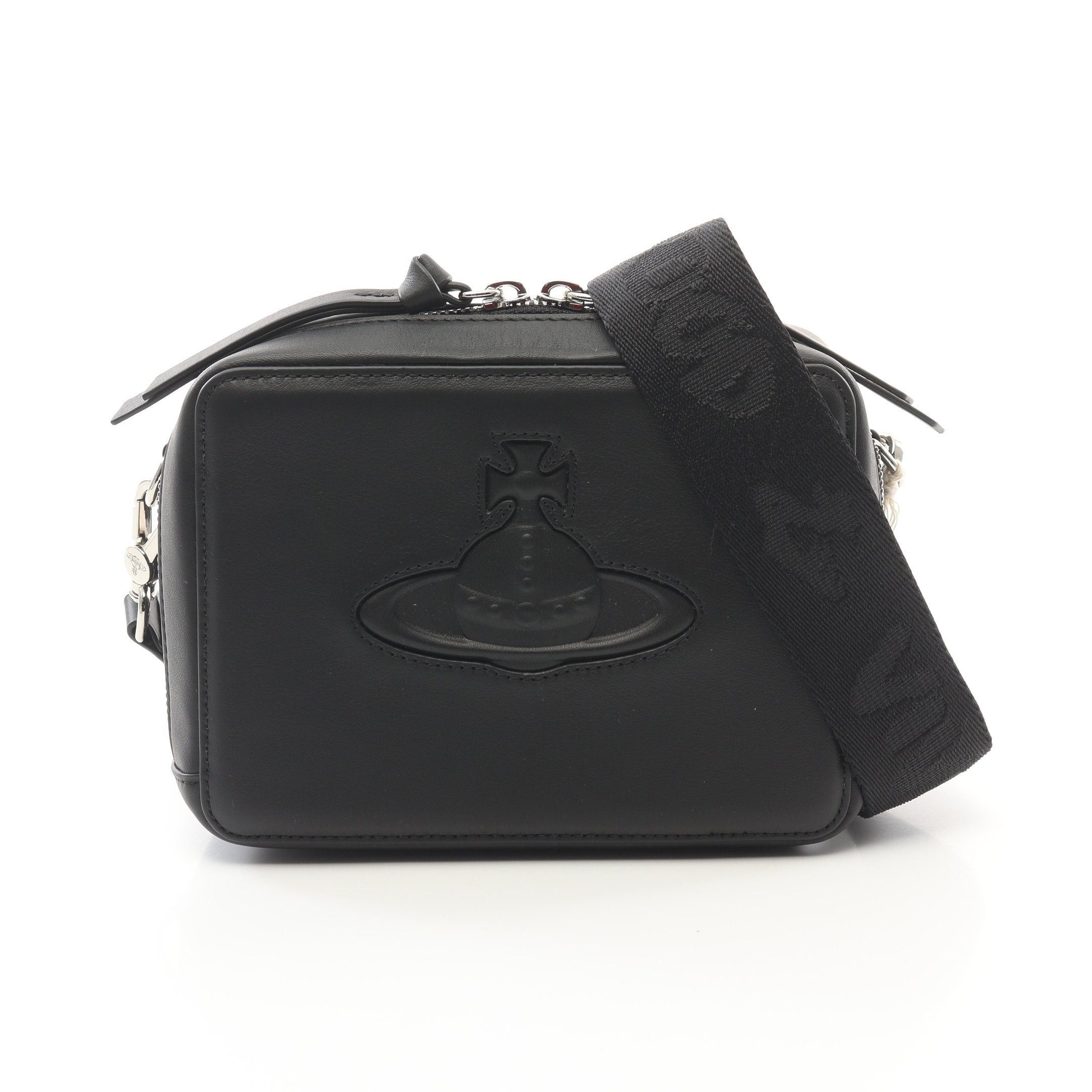 Vivienne Westwood Vivienne Westwood Melih Camera Bag Shoulder Leather Black Size ONE SIZE - 1 Thumbnail