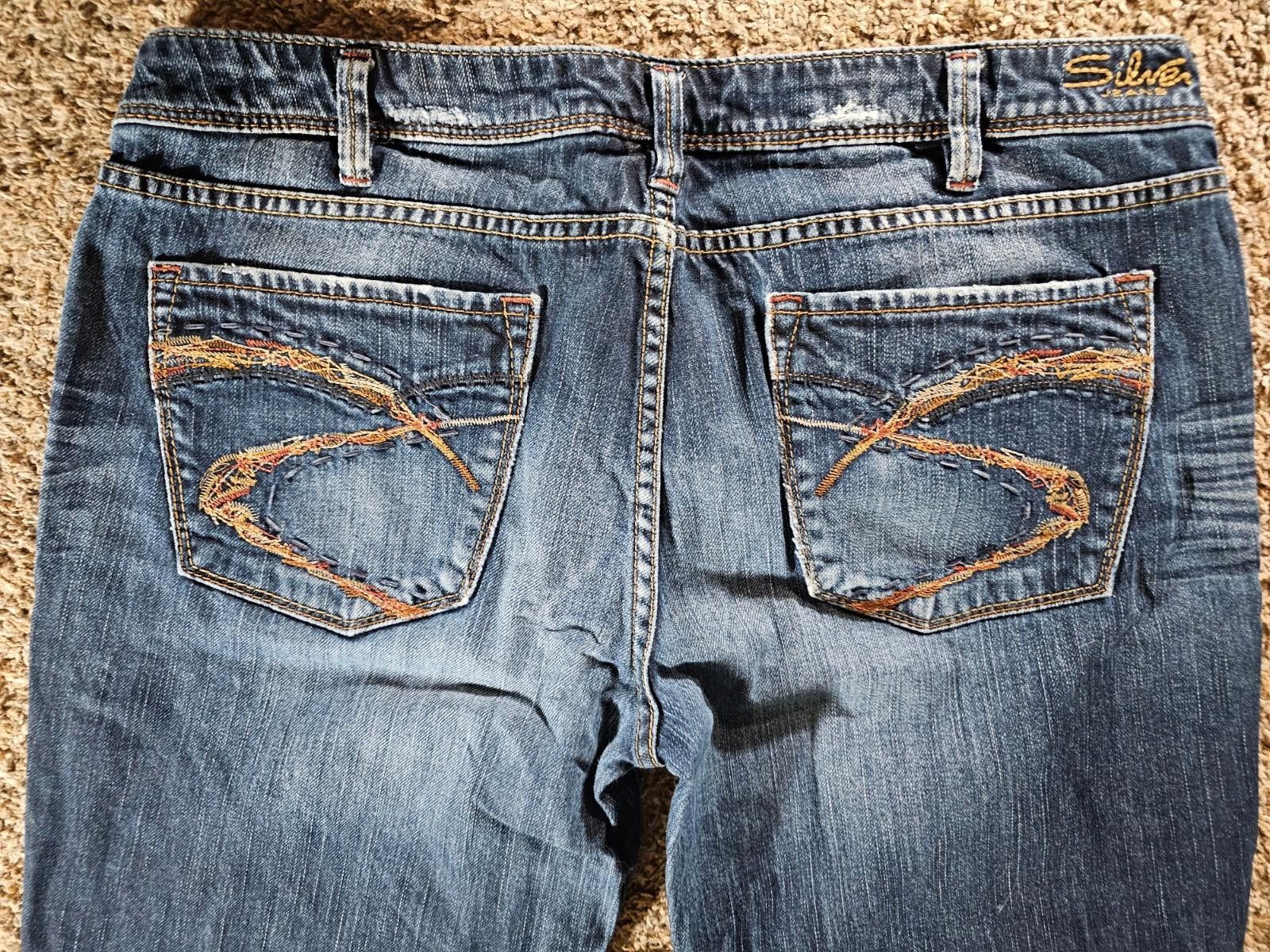 Silver Jeans Co. silver jeans Canada men's 36x31 Approx 36x30 Embroidered Size US 36 / EU 52 - 7 Thumbnail