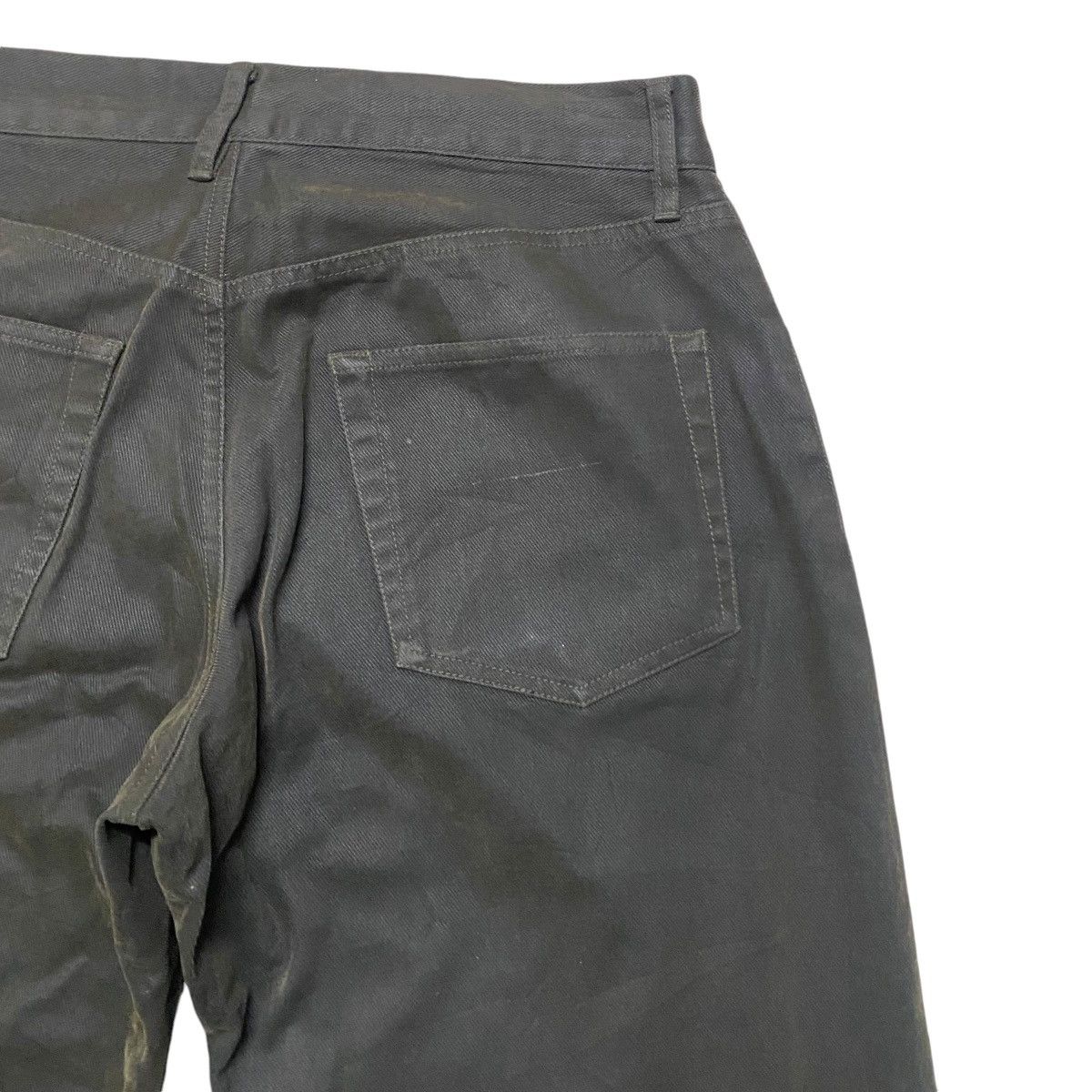 PPFM Vintage PPFM Coated Waxed Baggy Jeans Size US 30 / EU 46 - 11 Thumbnail
