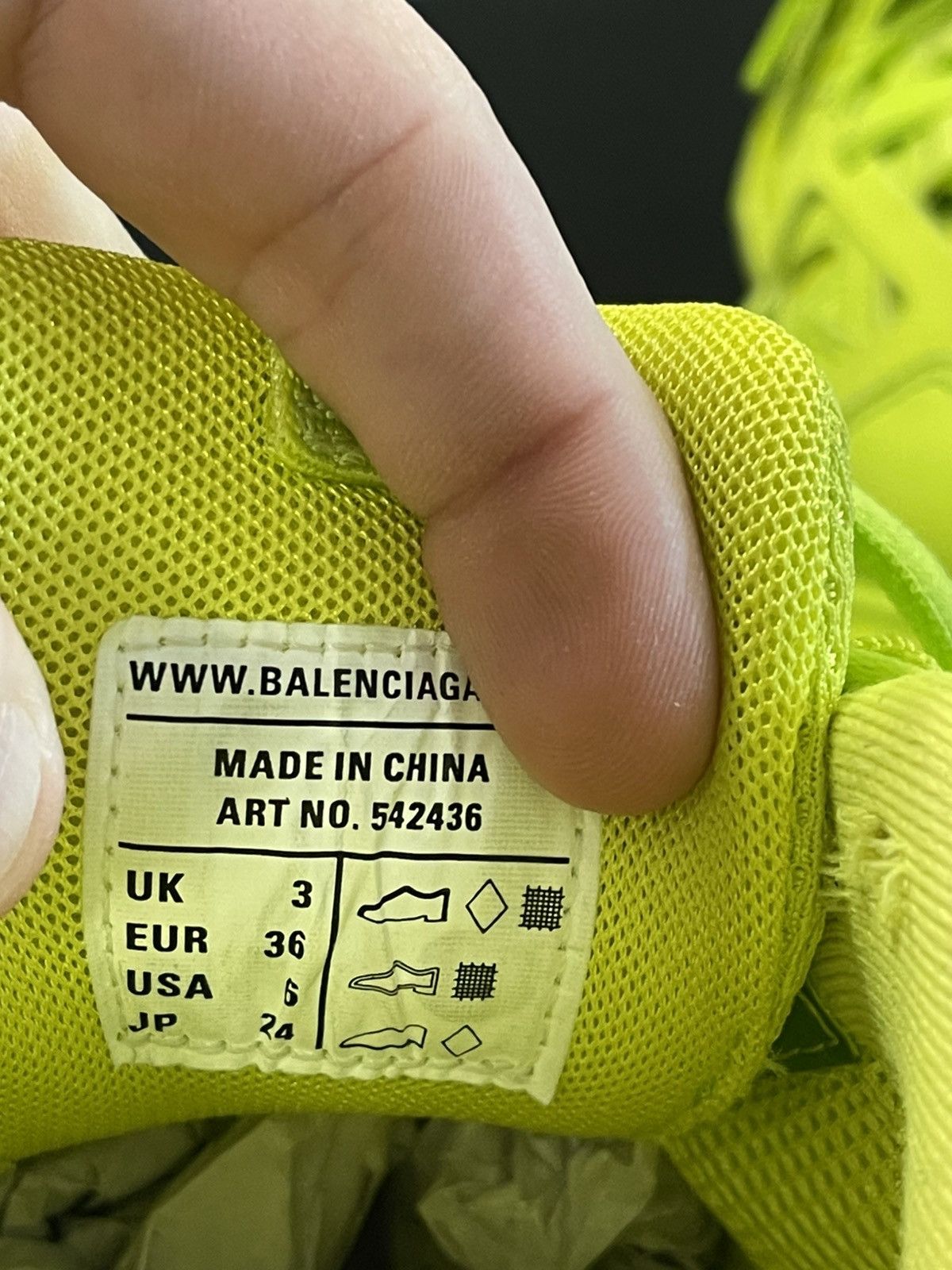 Balenciaga Size 6 - Balenciaga Track Trainer Lime Size US 6 / IT 36 - 11 Thumbnail