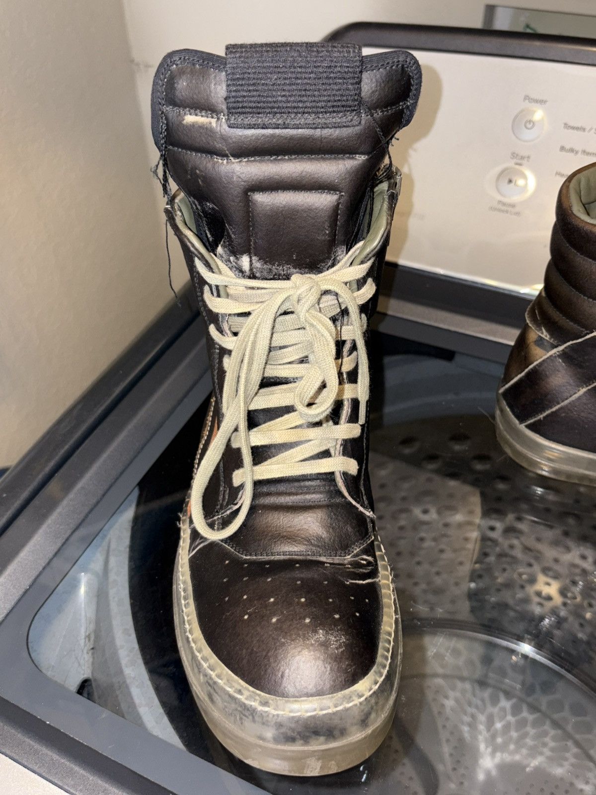 Rick Owens SS19 Babel Transparent Brown Geobaskets Size US 8.5 / EU 41-42 - 6 Thumbnail