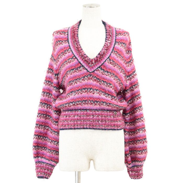 Chanel Chanel Chanel P72980 Alpaca Blend Sweater Others Tops P72980 DUTY FREE for USA Size ONE SIZE - 1 Thumbnail