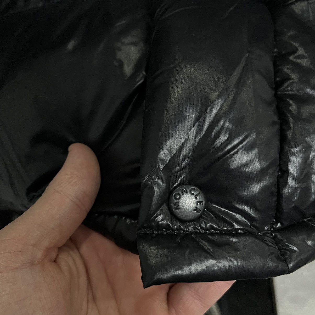 Moncler Moncler Puffer Jacket Big Logo Black Size US M / EU 48-50 / 2 - 7 Thumbnail