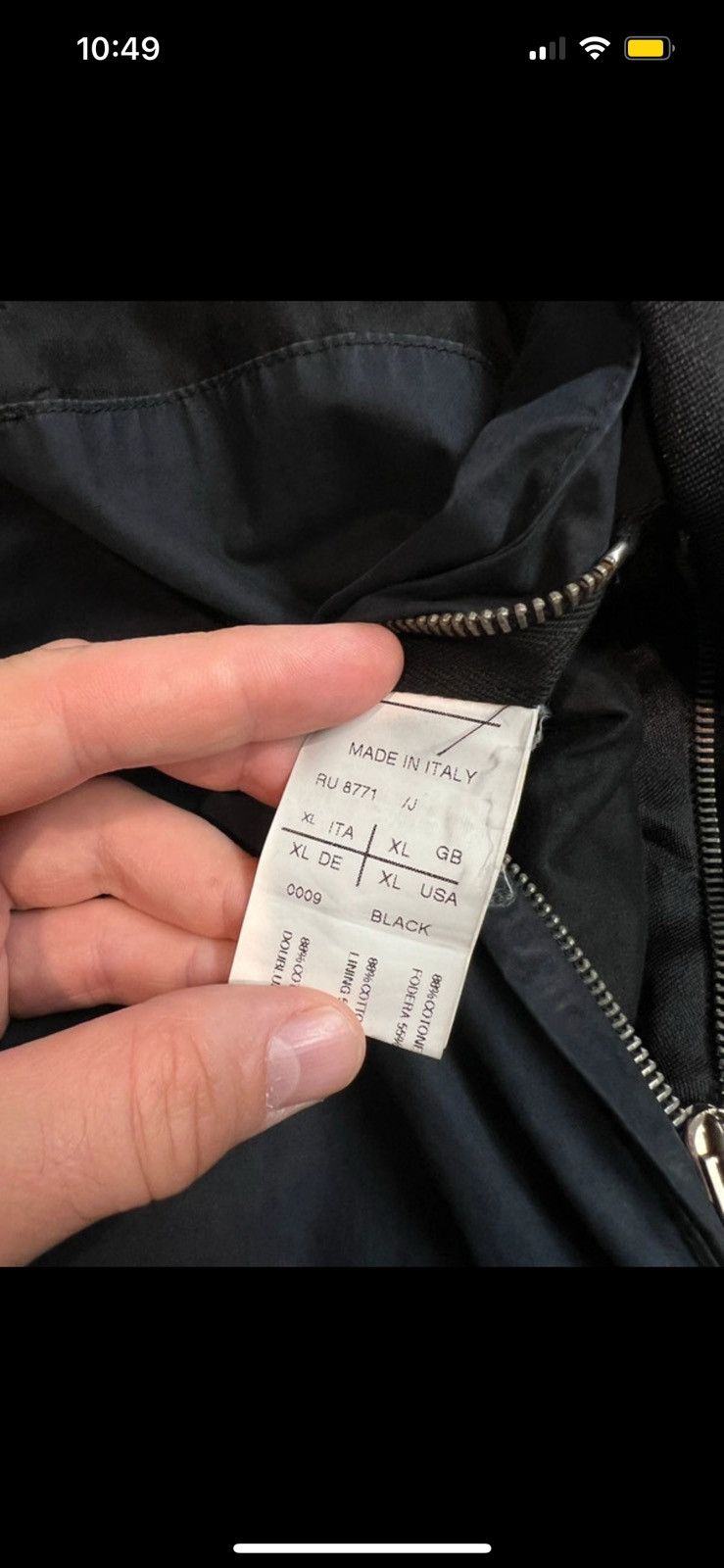 Rick Owens Rick Owens Bomber Black Size US XL / EU 56 / 4 - 18 Thumbnail