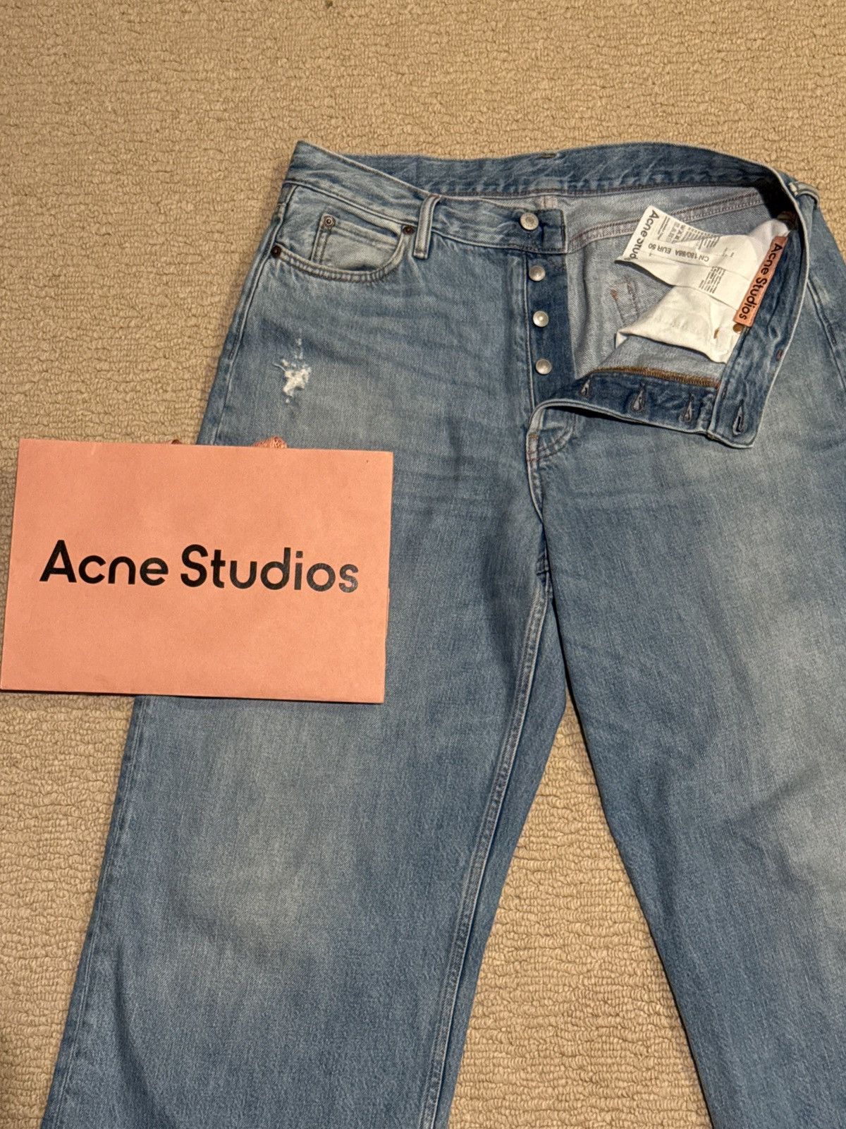 Acne Studios Acne Studios 1981M FN Blue Jeans 34x32 Size US 34 / EU 50 - 2 Thumbnail