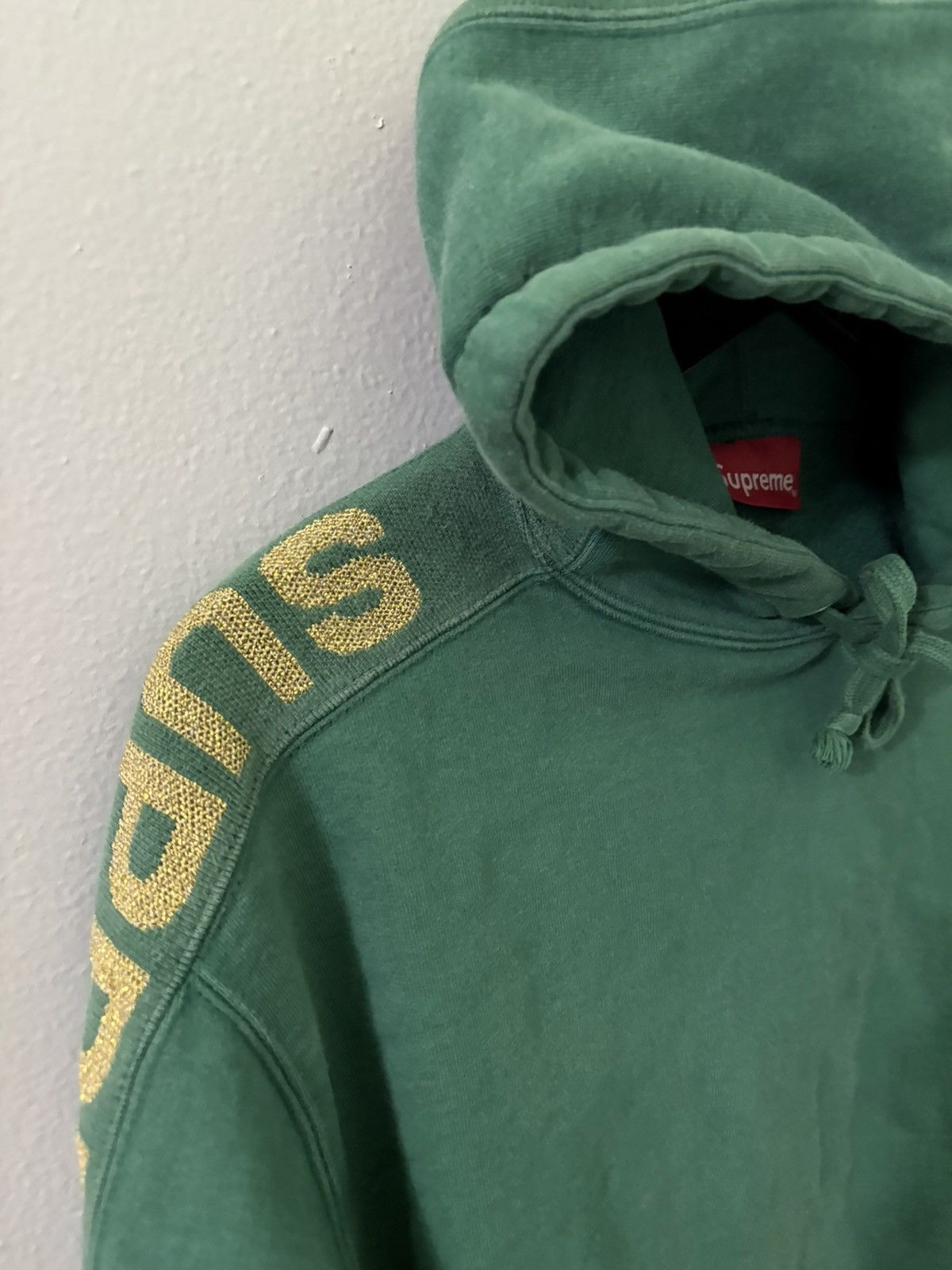 Supreme Supreme Metallic Rib Hooded Sweatshirt Size US M / EU 48-50 / 2 - 3 Thumbnail