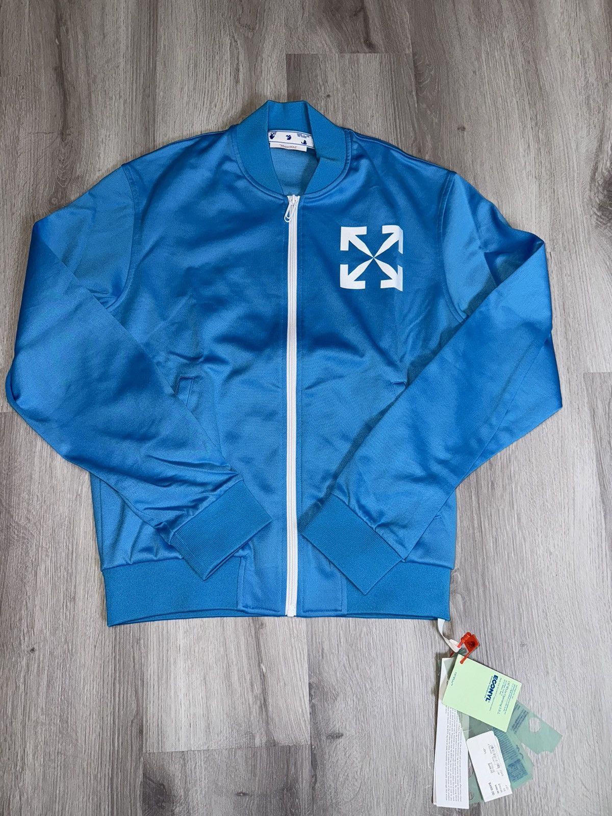 Off-White Off white single arrow track jacket blue Size US XS / EU 42 / 0 - 1 Thumbnail