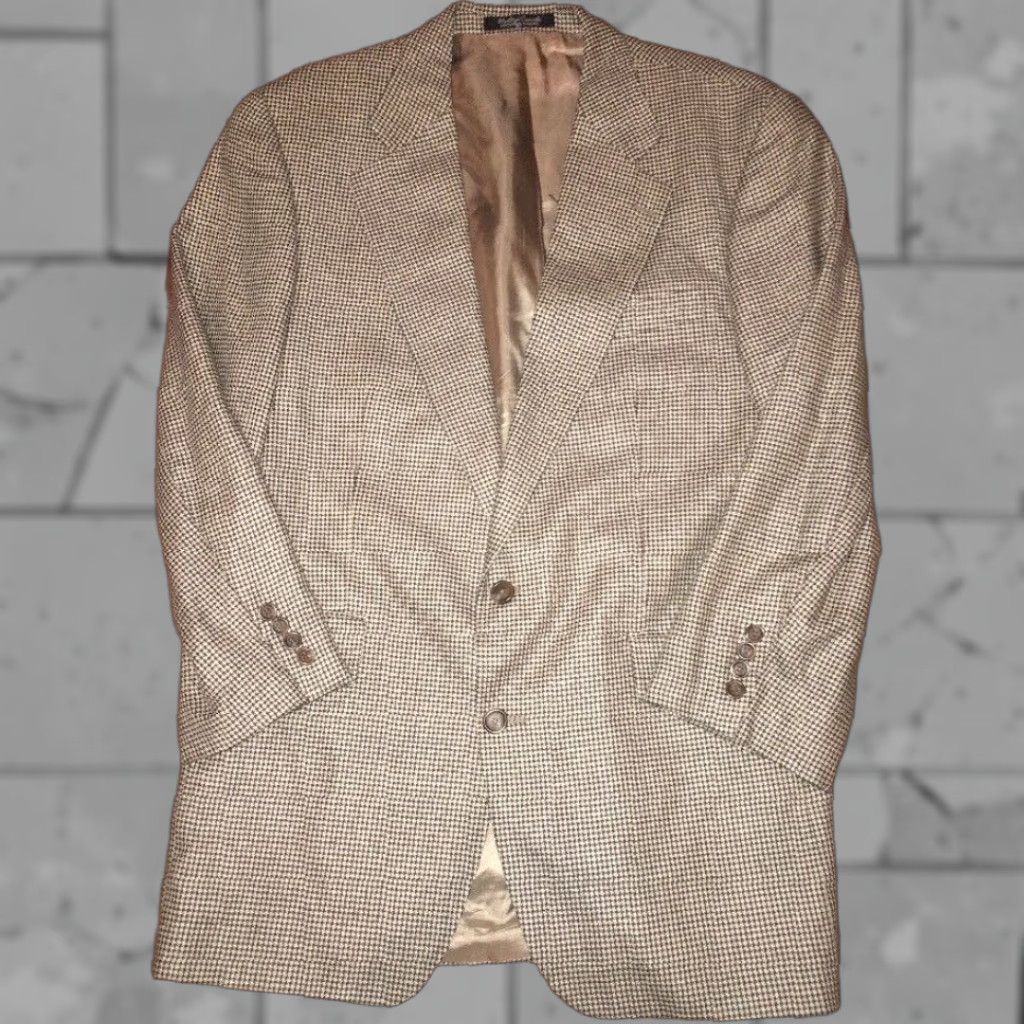 Ralph Lauren VINTAGE Ralph Lauren Polo University Club Men's Sport Coat 42T Wool Blend 2 Button Beige Big & Tall Size US XL / EU 56 / 4 - 1 Thumbnail