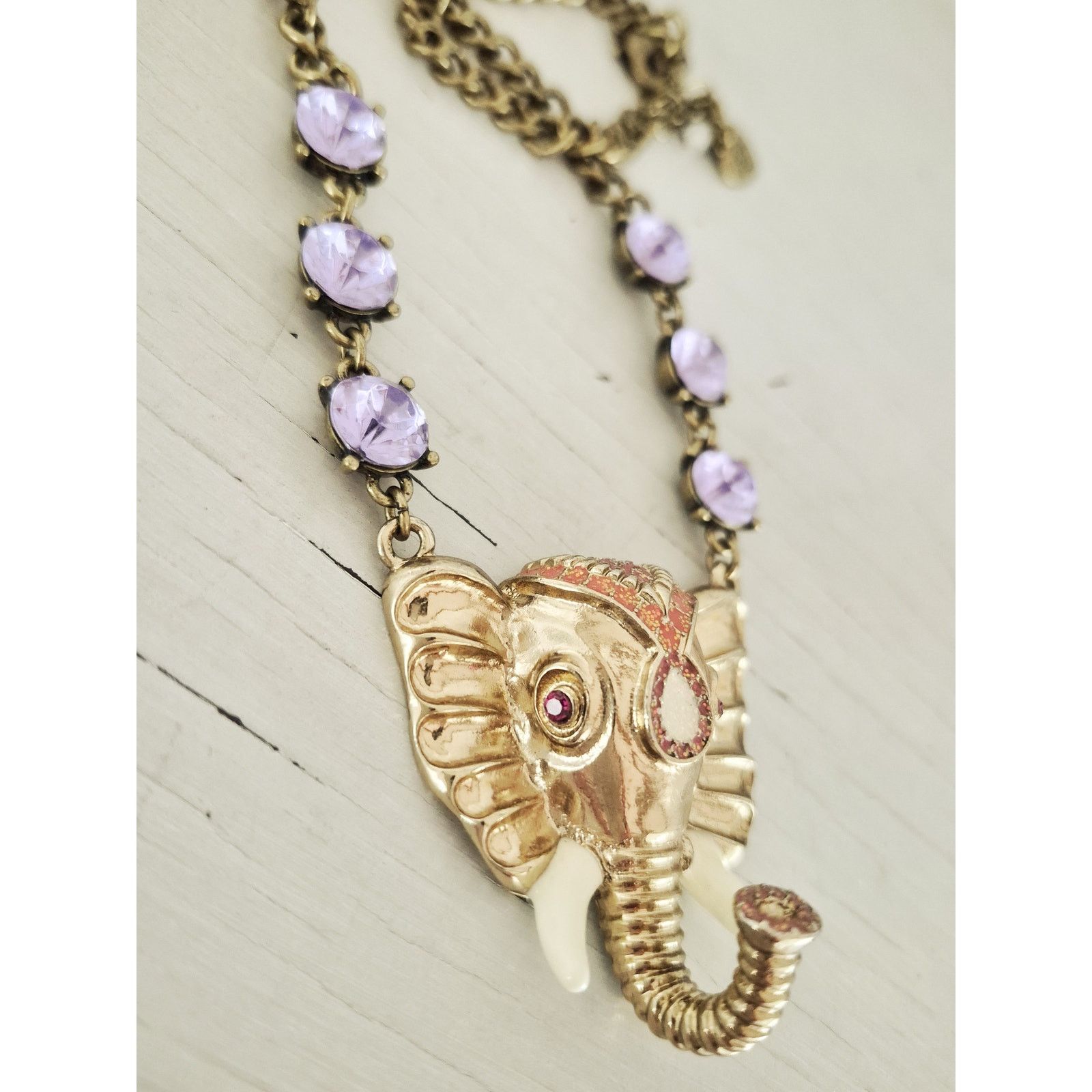Other Vintage Betsey Johnson Elephant Necklace Size ONE SIZE - 2 Thumbnail