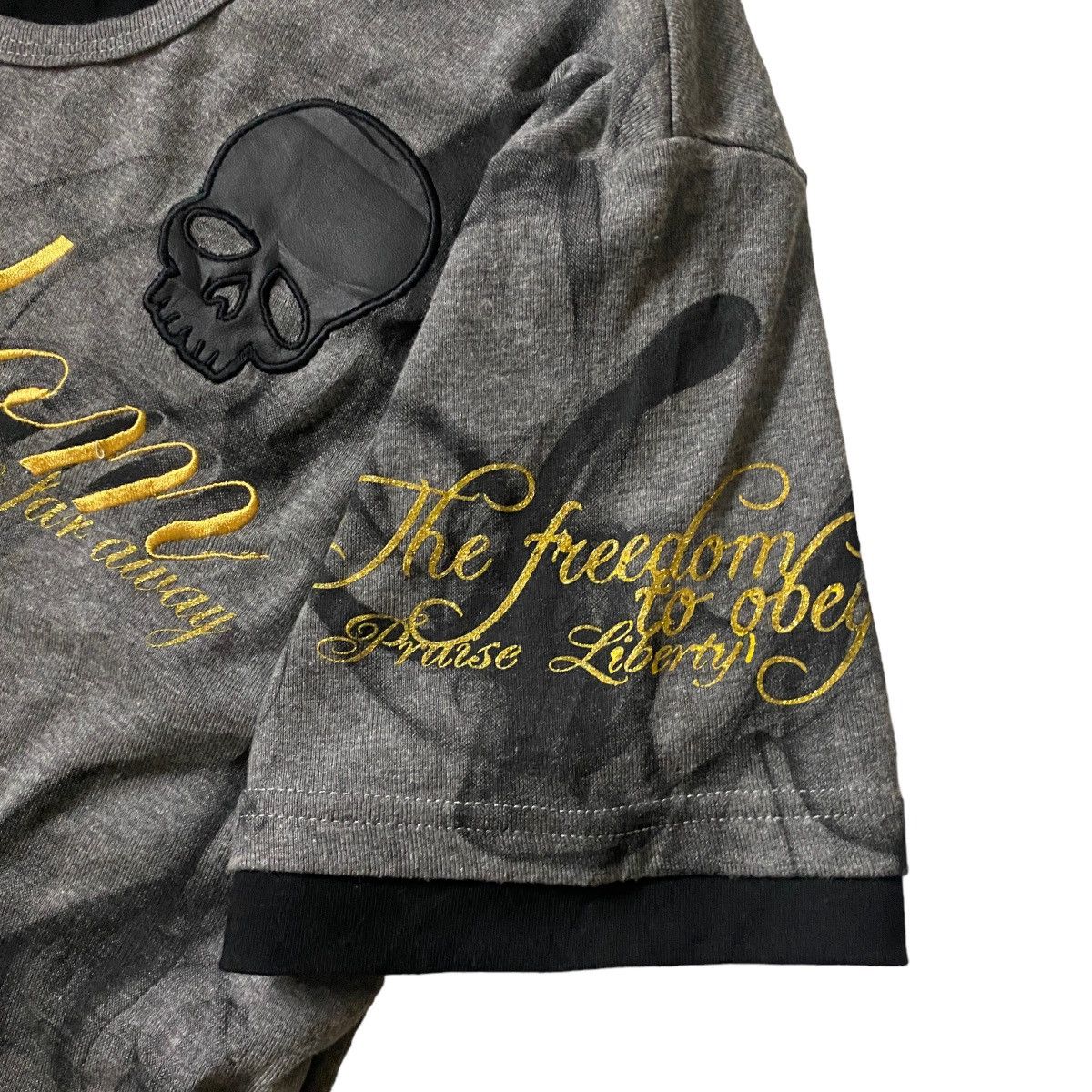 Hysteric Glamour Clash Ahead Skull Tribal Poem Double Layer Shirt Size US M / EU 48-50 / 2 - 7 Thumbnail