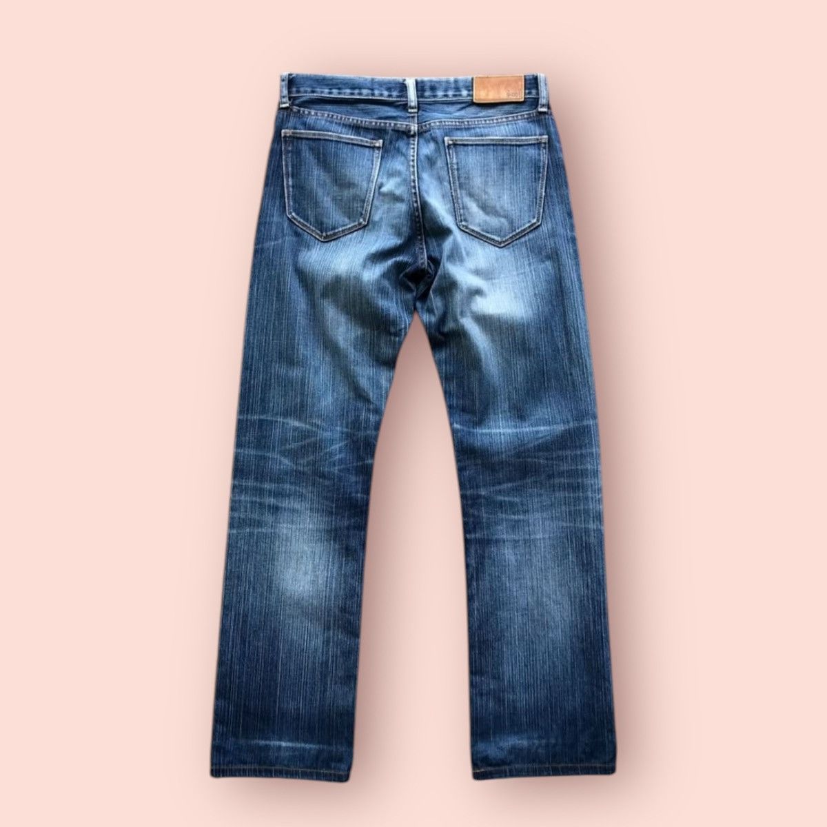 Jun Takahashi × Uniqlo VINTAGE UNIQLO S-001 DISTRESSED SLIM FIT STRAIGHT JEANS Size US 31 - 2 Thumbnail
