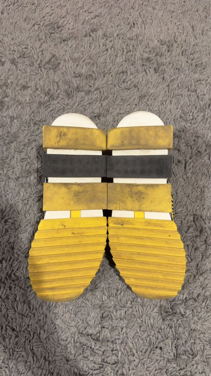 Dolce & Gabbana Dolce Gabbana Sorrento Slip On Sneakers - Yellow Graffiti Size US 9 / EU 42 - 8 Thumbnail