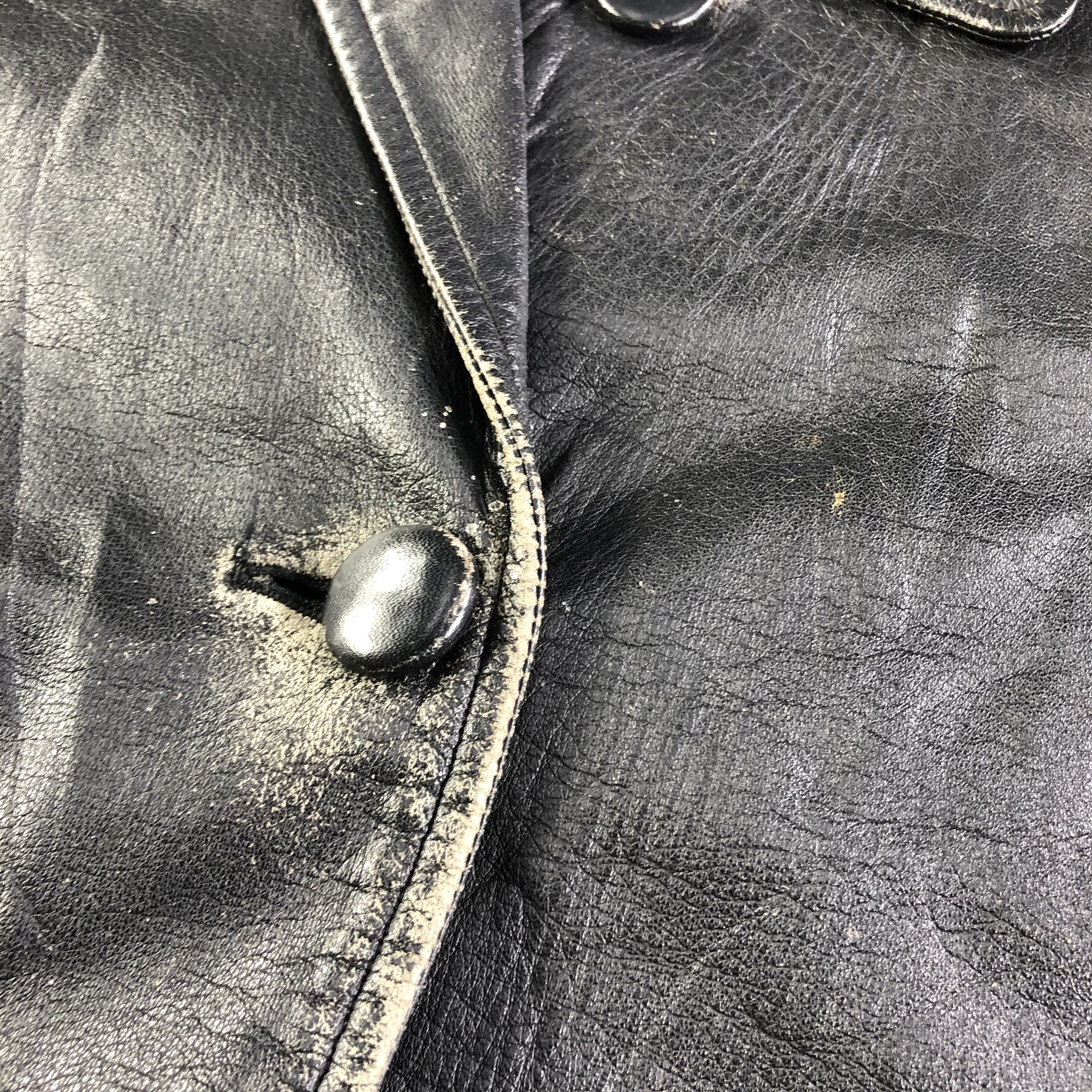 Vintage Vintage Black Leather Jacket Coat Size US S / EU 44-46 / 1 - 5 Thumbnail
