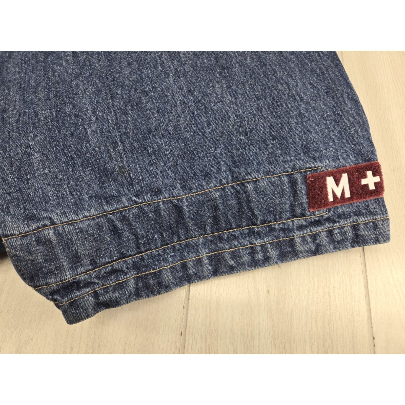 Vintage VINTAGE Girbaud Shuttle Pant Jean 42x34 Denim Jeans Men 42 34 Blue Belt Strap Rave Cargo Tape Distressed Size US 42 / EU 58 - 2 Thumbnail