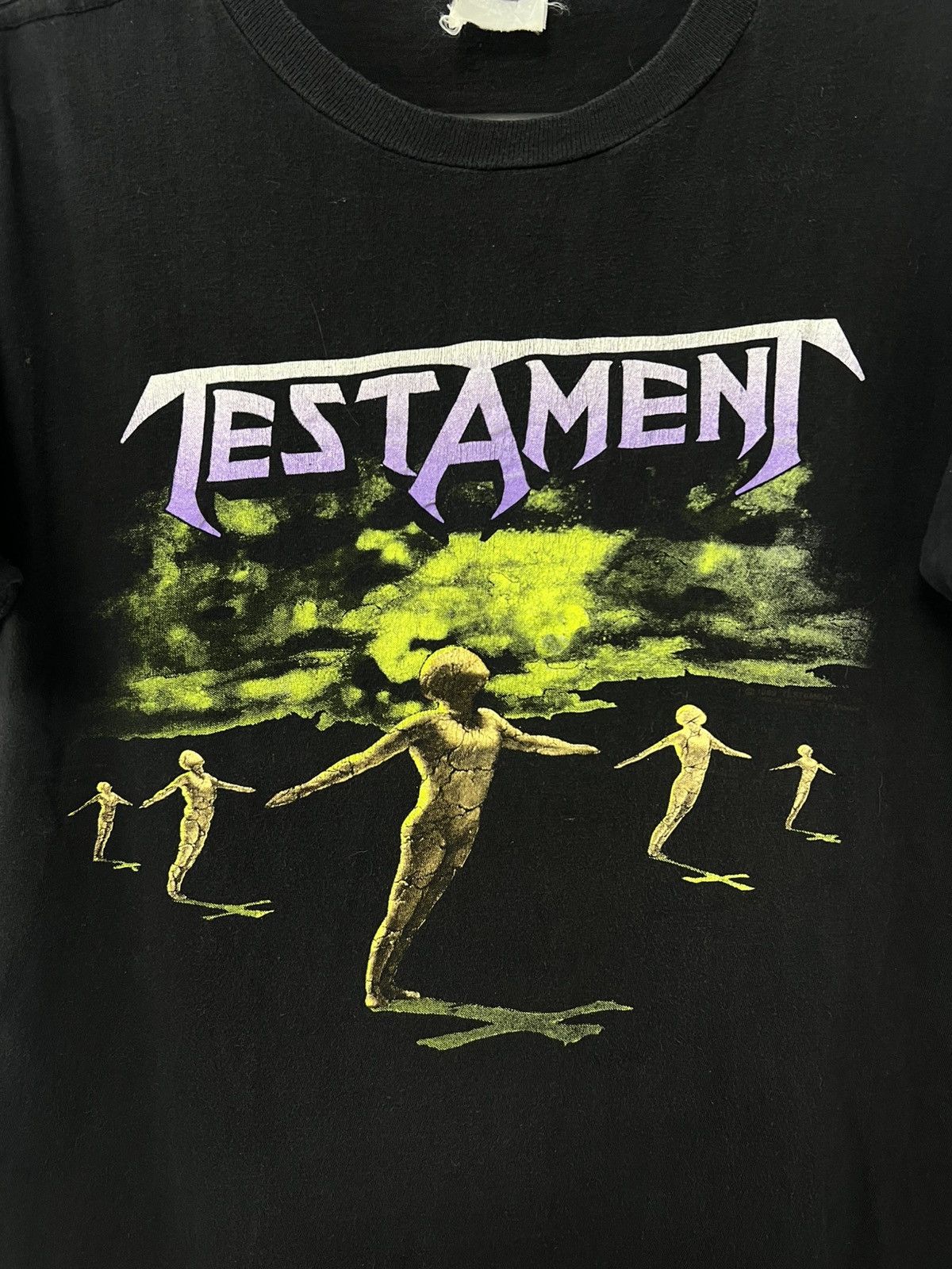 Band Tees Vintage Testament Practice What you Preach 1990 Tour sz M Size US M / EU 48-50 / 2 - 12 Thumbnail