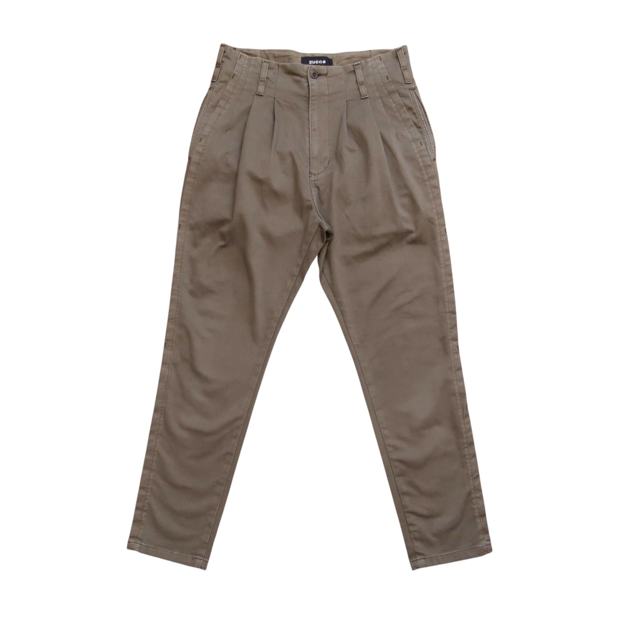 Issey Miyake Vintage Issey Miyake Zucca Pleated Military Slim Fit Size US 30 / EU 46 - 1 Thumbnail