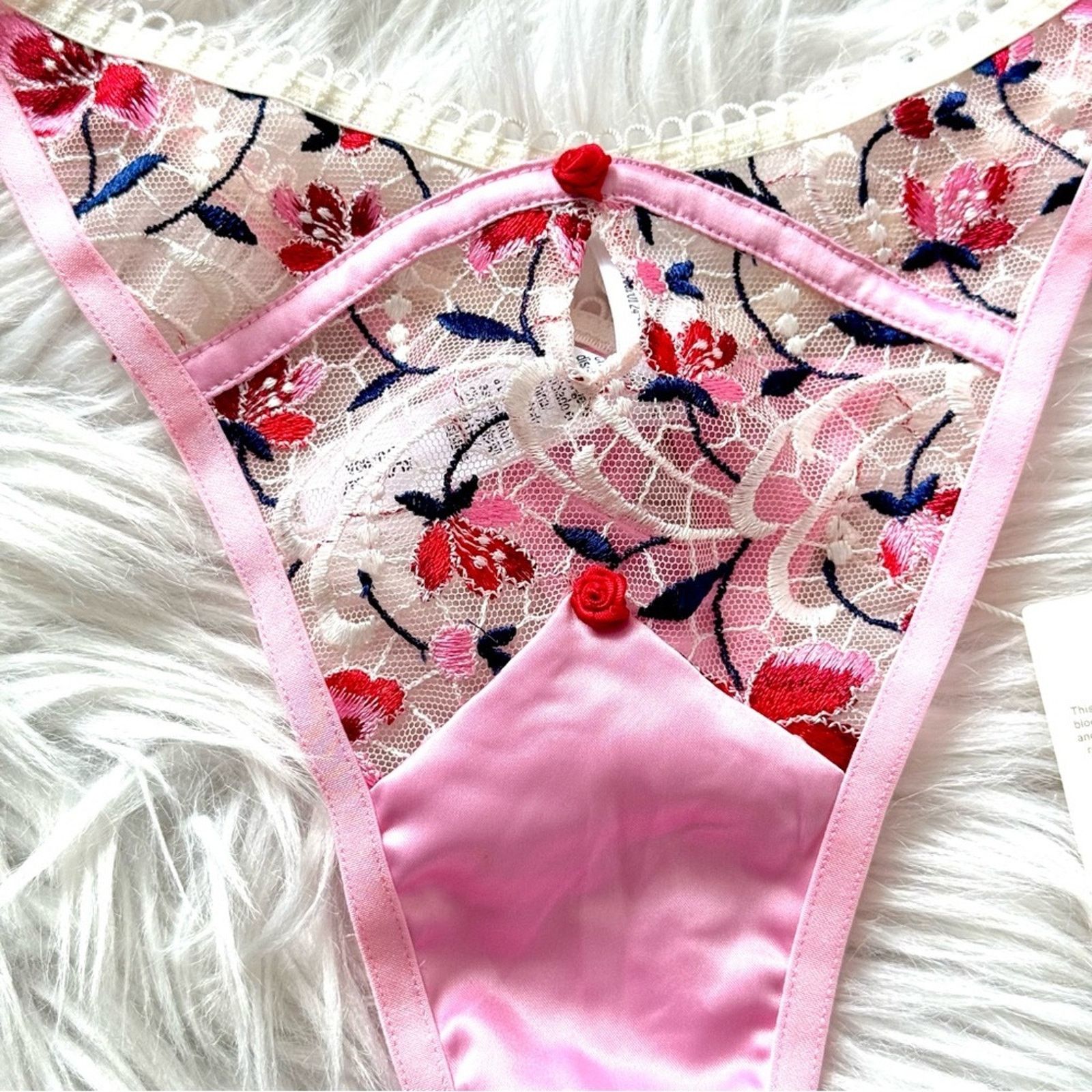 For Love & Lemons NWT!! For Love and Lemons Panty, Size XL, Floral Size ONE SIZE - 7 Thumbnail
