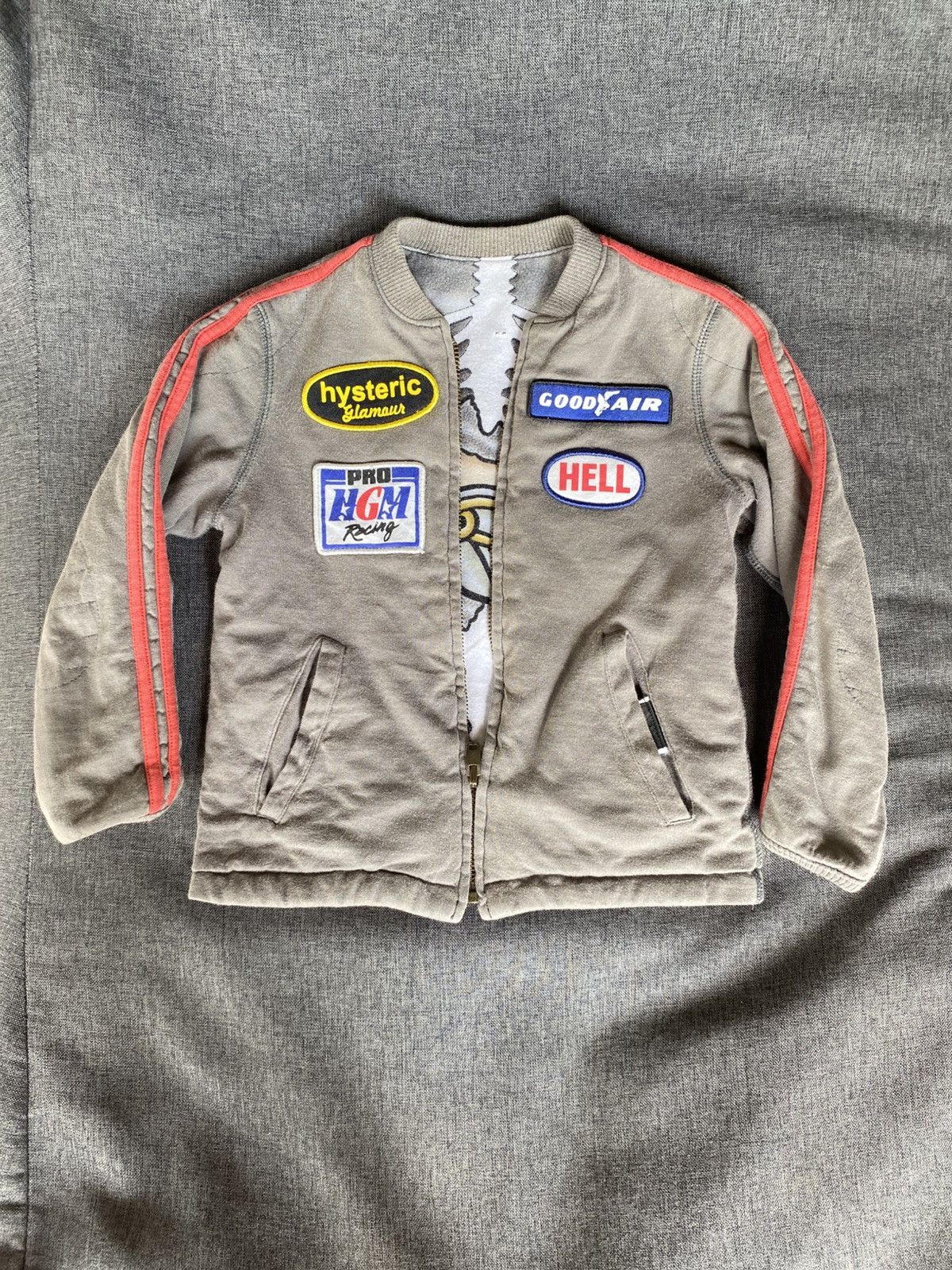 Hysteric Glamour Hysteric Mini Skeleton Bomber Jacket Size US XXS / EU 40 - 3 Thumbnail